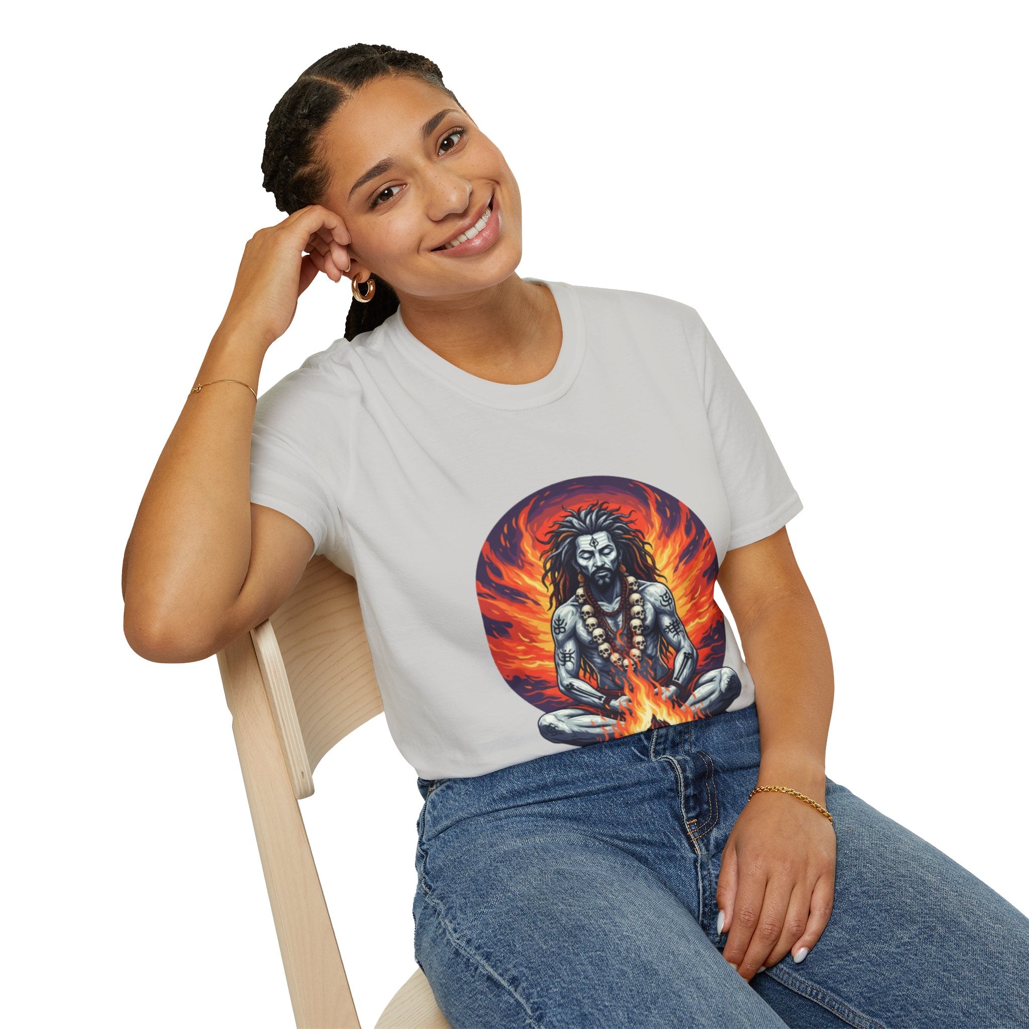 Authentic Aghori India T-Shirt: Bold Cultural Statement