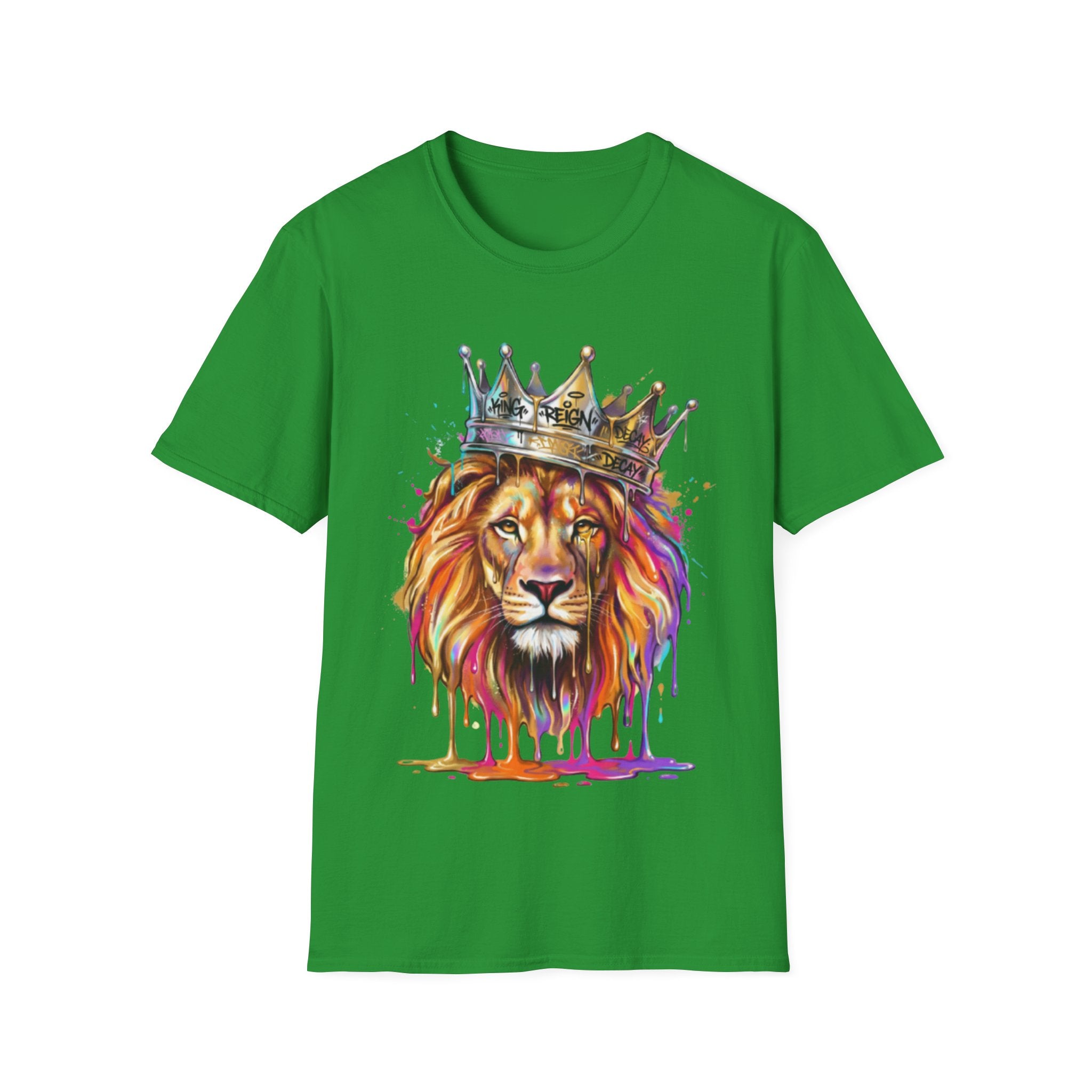 Vibrant Lion Streetwear Tee - Urban Art Vibes