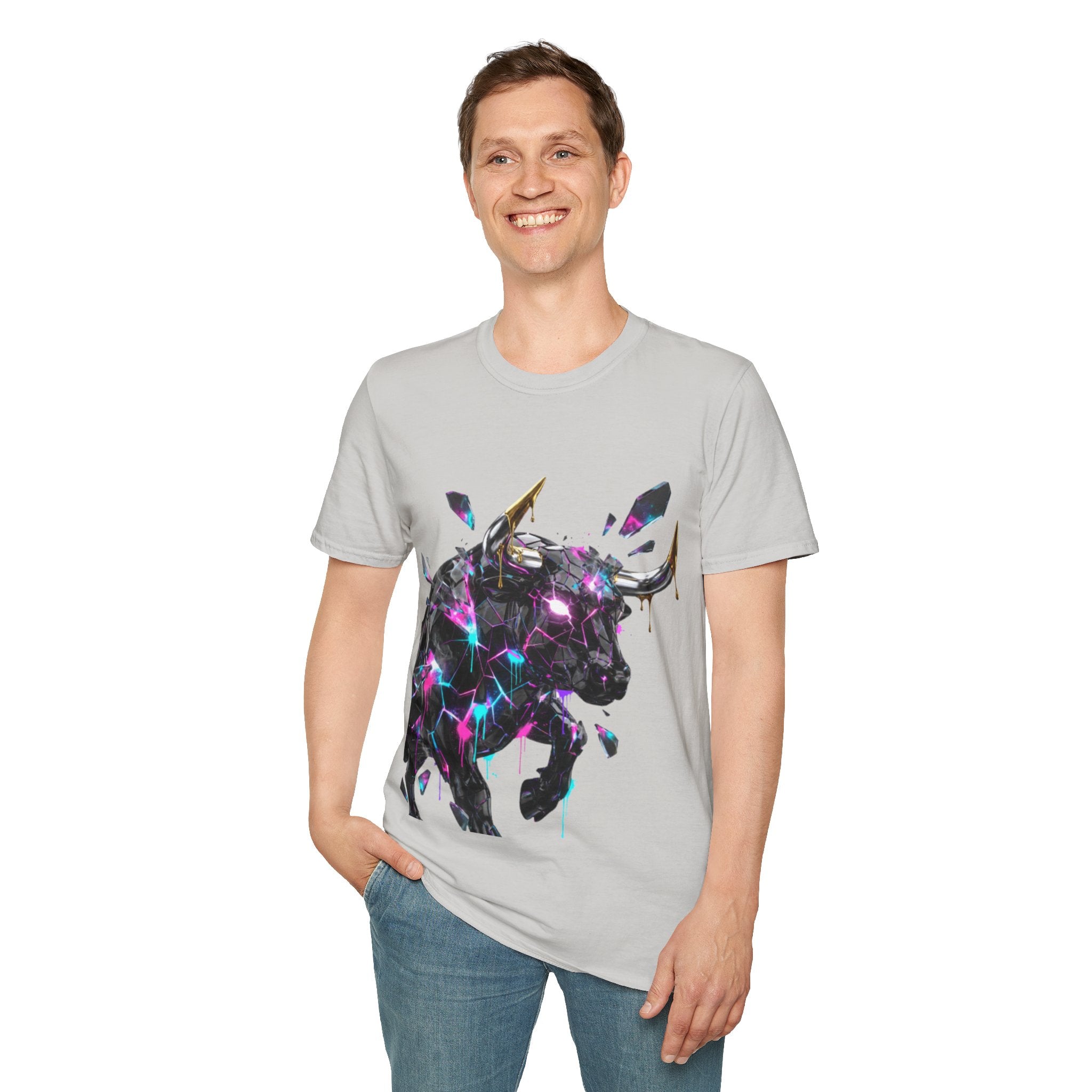 Neon Bull Unisex Tee - Trendy Urban Streetwear