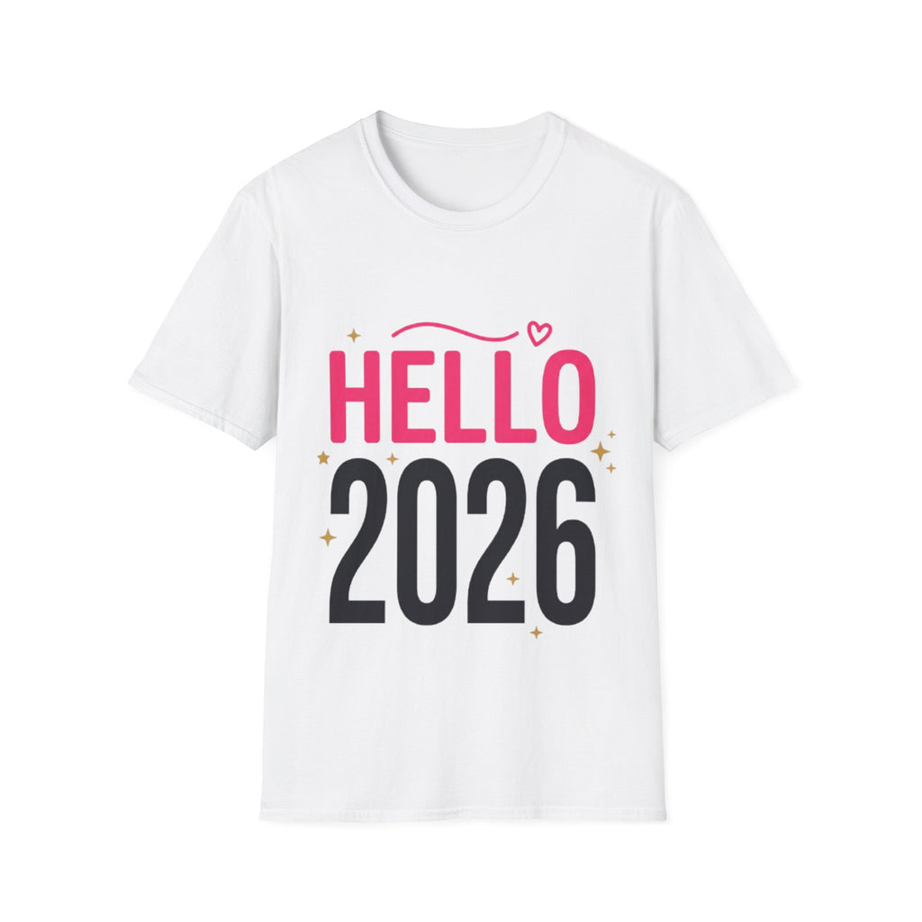 Hello 2026 New Year T-Shirt | Festive NYE Graphic Tee
