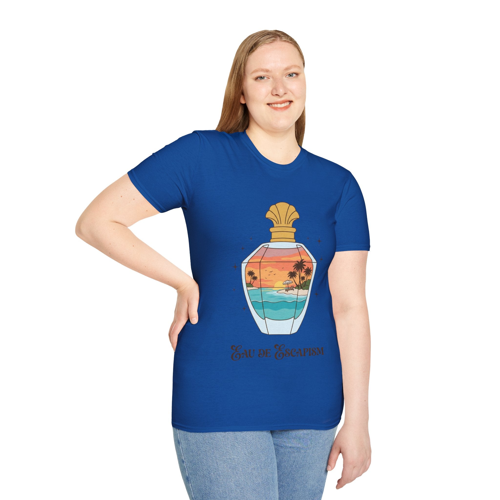 Eau De Escapism Graphic Tee - Dreamy Vacation Aesthetic T-shirt