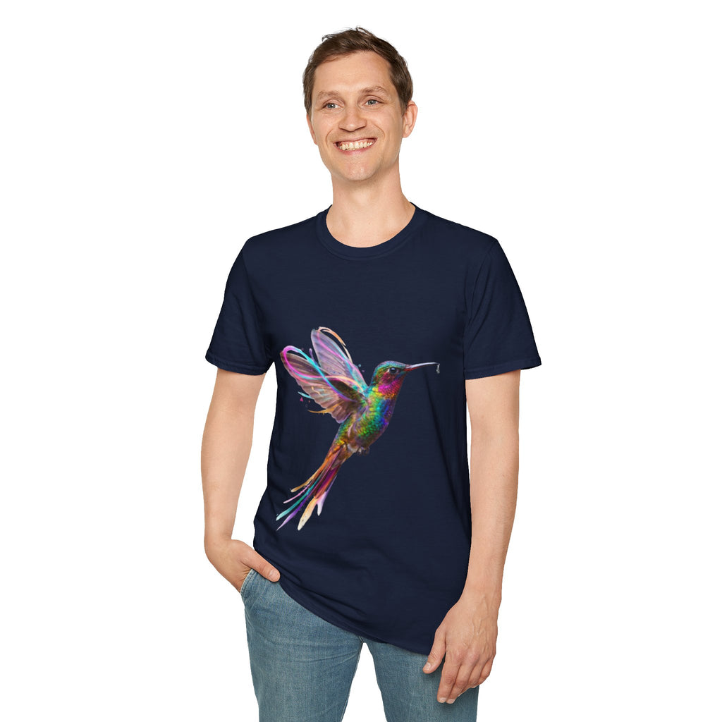 Vibrant Hummingbird Urban Streetwear Tee