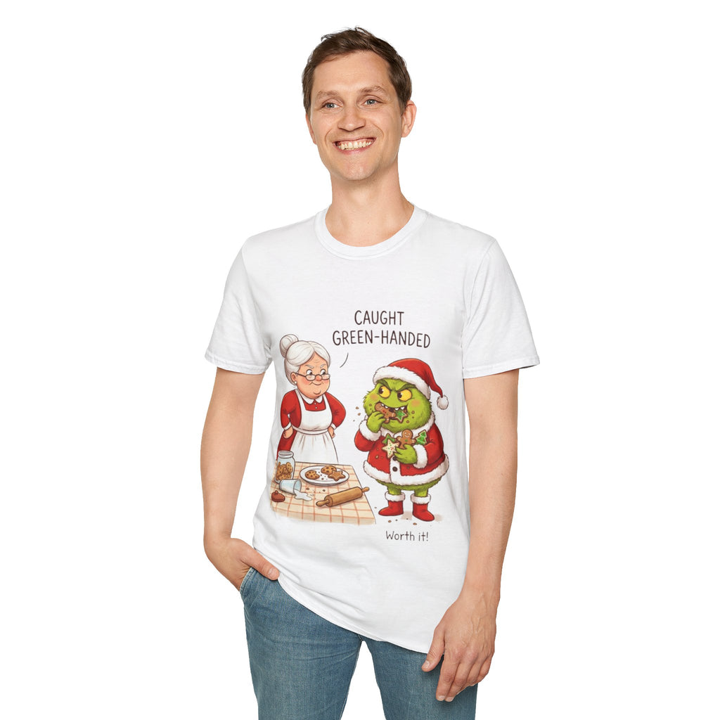 Grinch Cookie Thief T-shirt | Funny Holiday Baking Tee