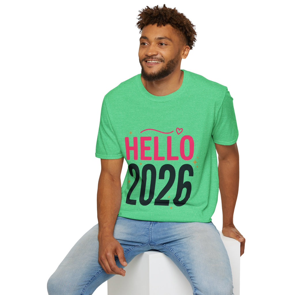 Hello 2026 New Year T-Shirt | Festive NYE Graphic Tee