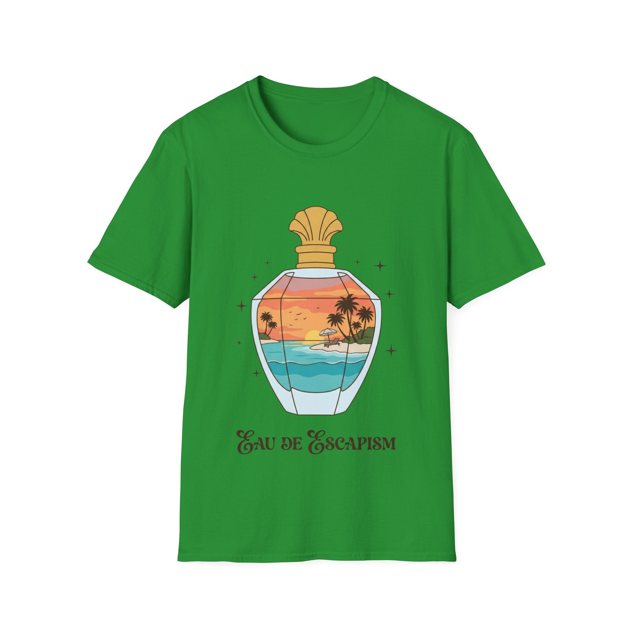 Eau De Escapism Graphic Tee - Dreamy Vacation Aesthetic T-shirt