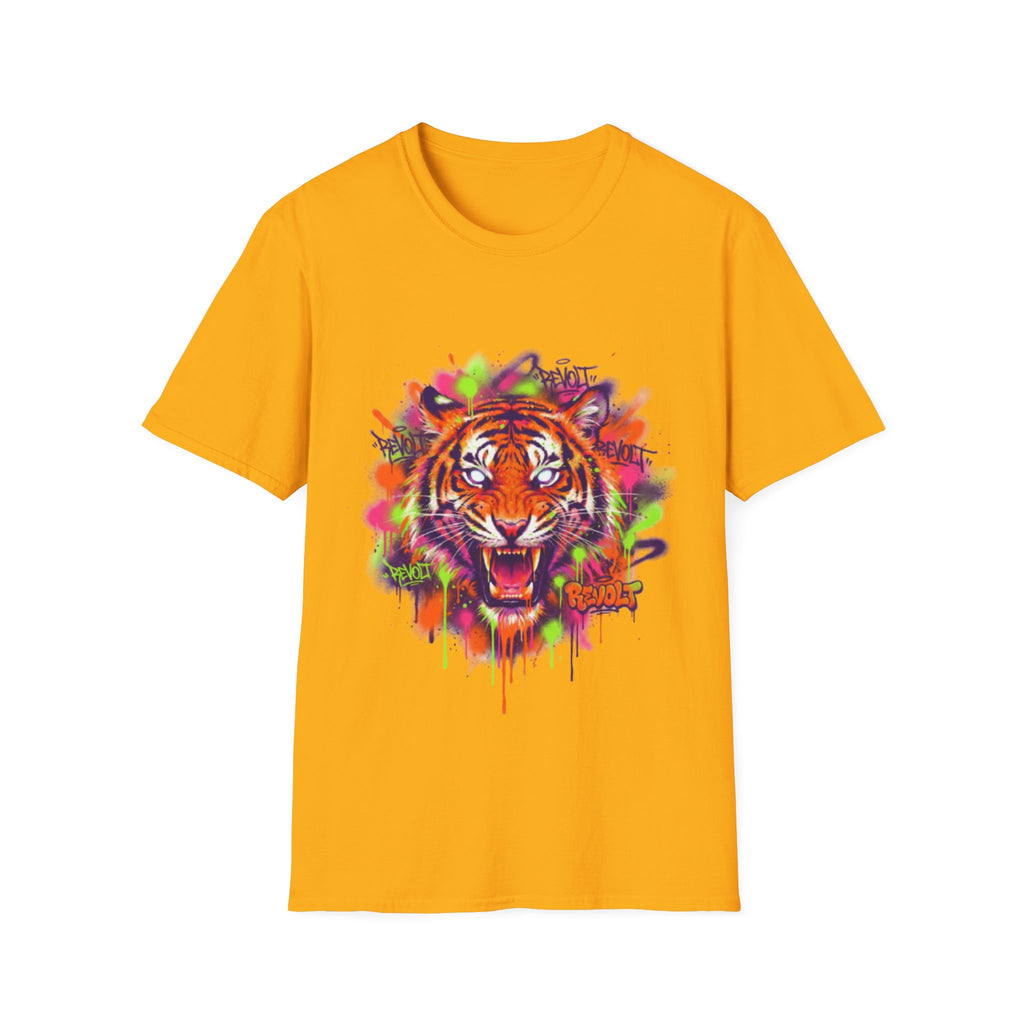 Trendy Urban Tiger Tee - Bold Streetwear Vibes