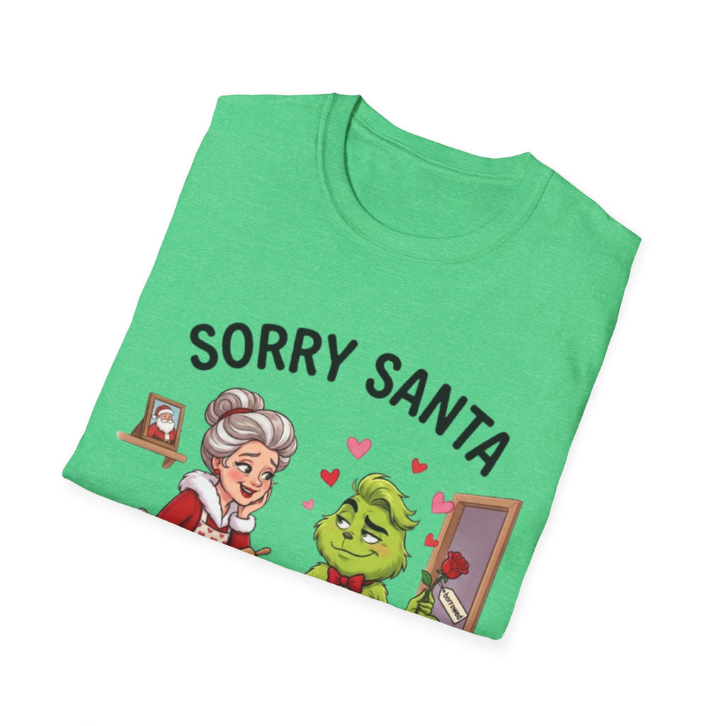 Grinch Rizz T-shirt | Funny Mrs. Claus Christmas Tee
