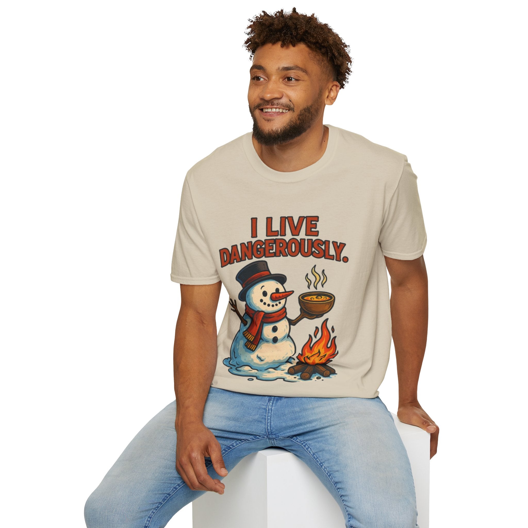Melting Snowman Tee | Funny & Cool Christmas T-shirt