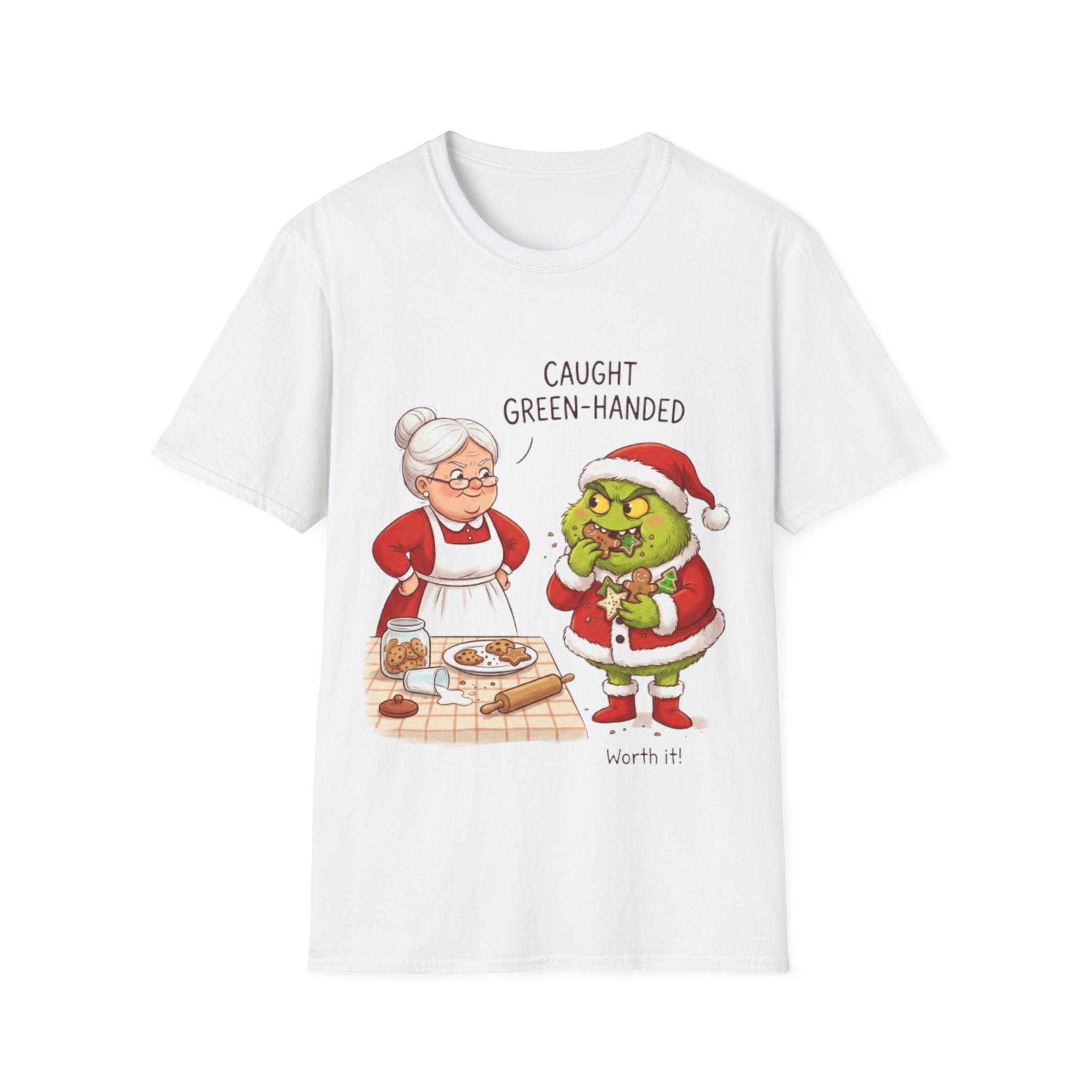 Grinch Cookie Thief T-shirt | Funny Holiday Baking Tee