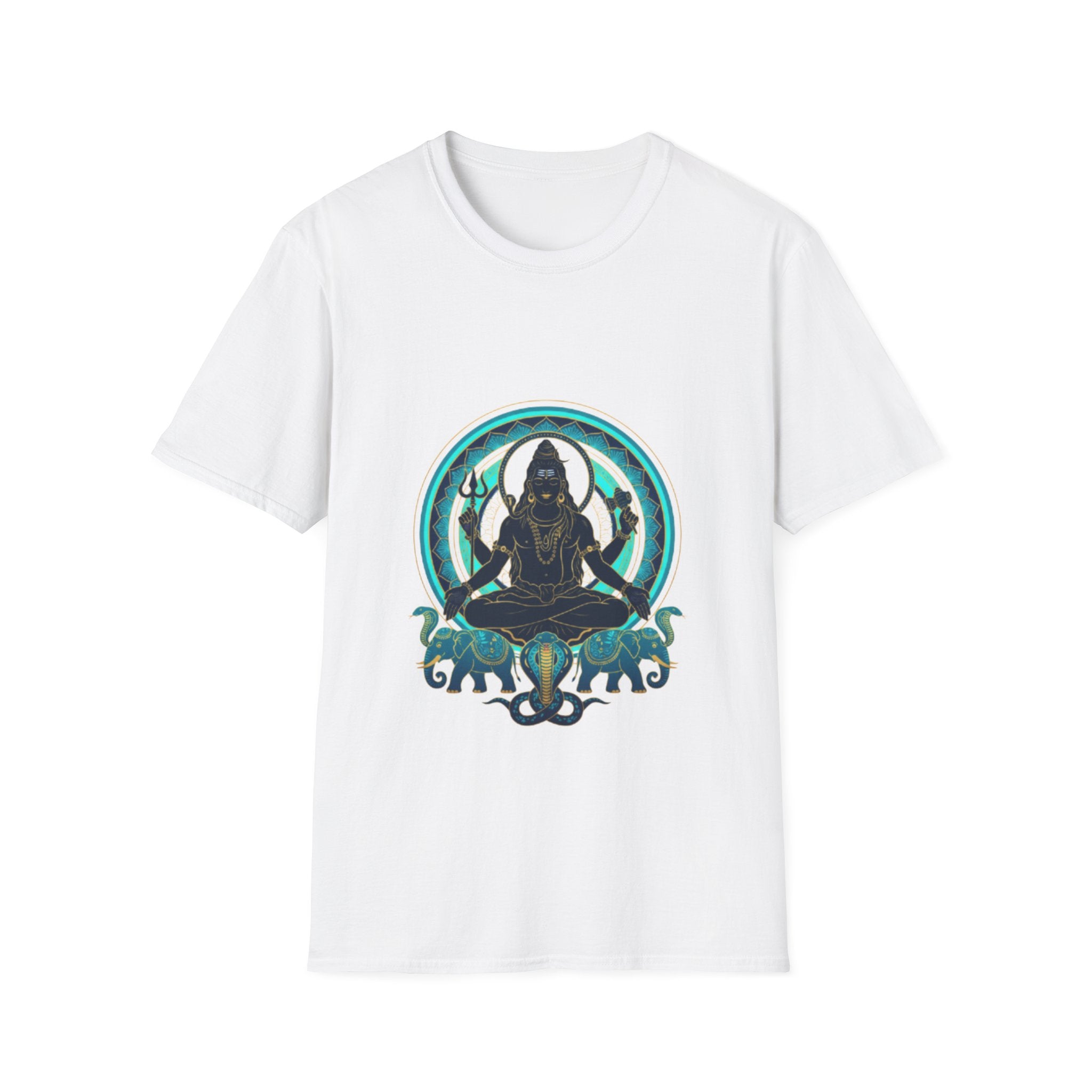 Mahadev Enlightning Aesthetic Silhouette Tee