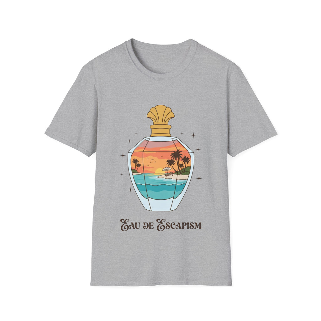 Eau De Escapism Graphic Tee - Dreamy Vacation Aesthetic T-shirt