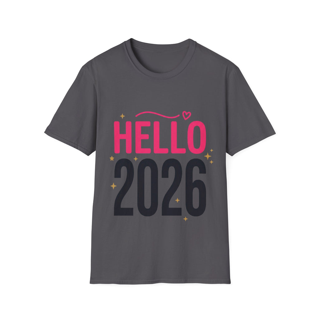 Hello 2026 New Year T-Shirt | Festive NYE Graphic Tee