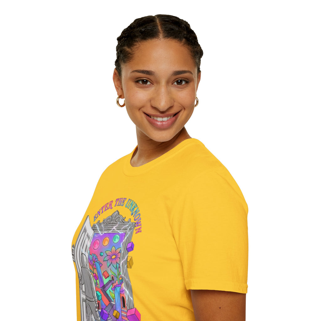 Trendy Streetwear 'Enter the Unknown' Tee