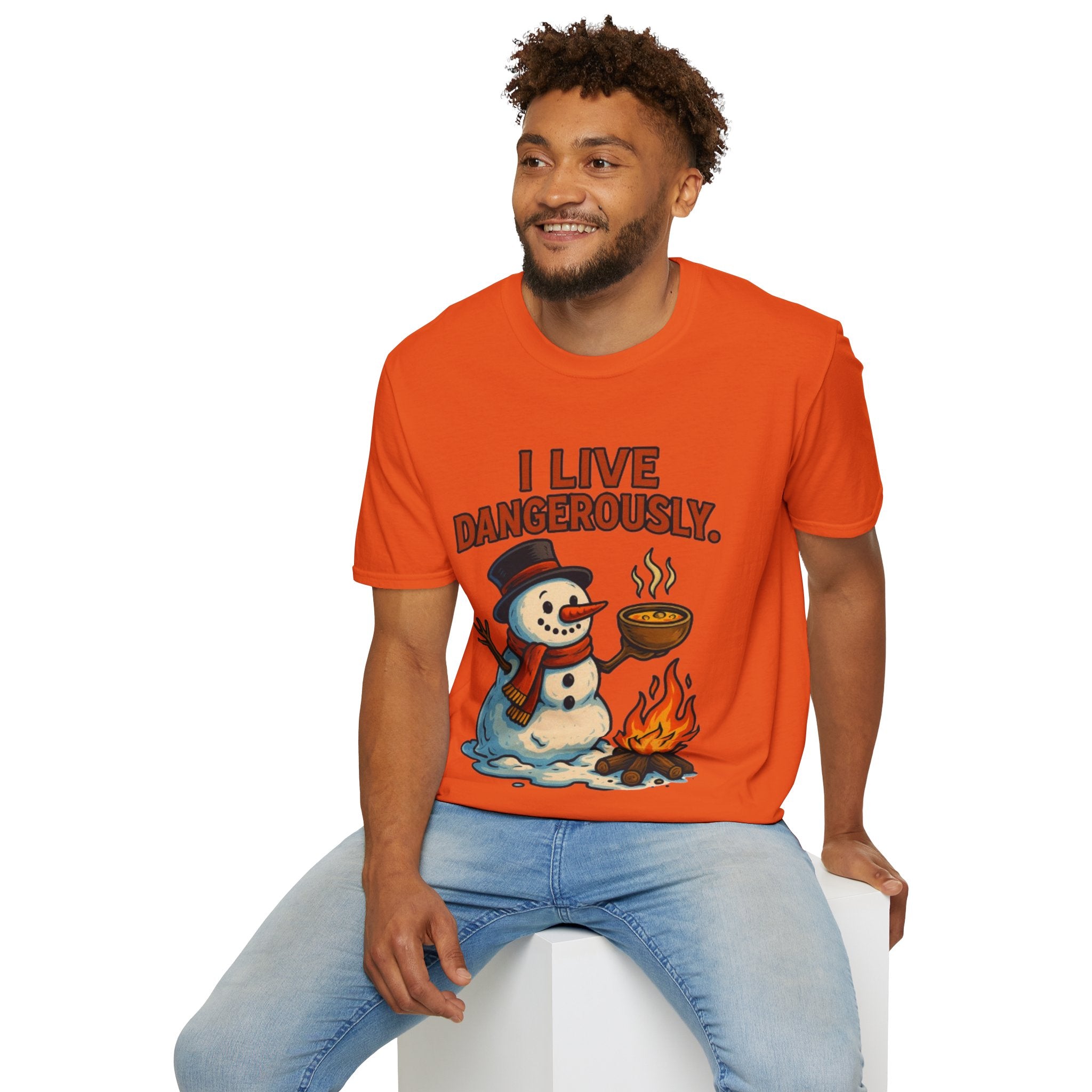 Melting Snowman Tee | Funny & Cool Christmas T-shirt