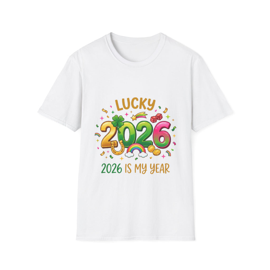 Lucky 2026 Streetwear T-Shirt - Trendy Urban Style