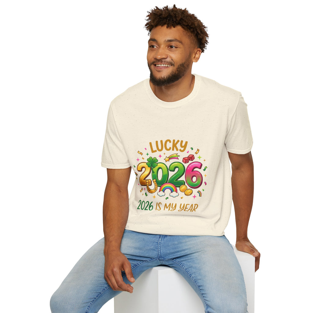 Lucky 2026 Streetwear T-Shirt - Trendy Urban Style