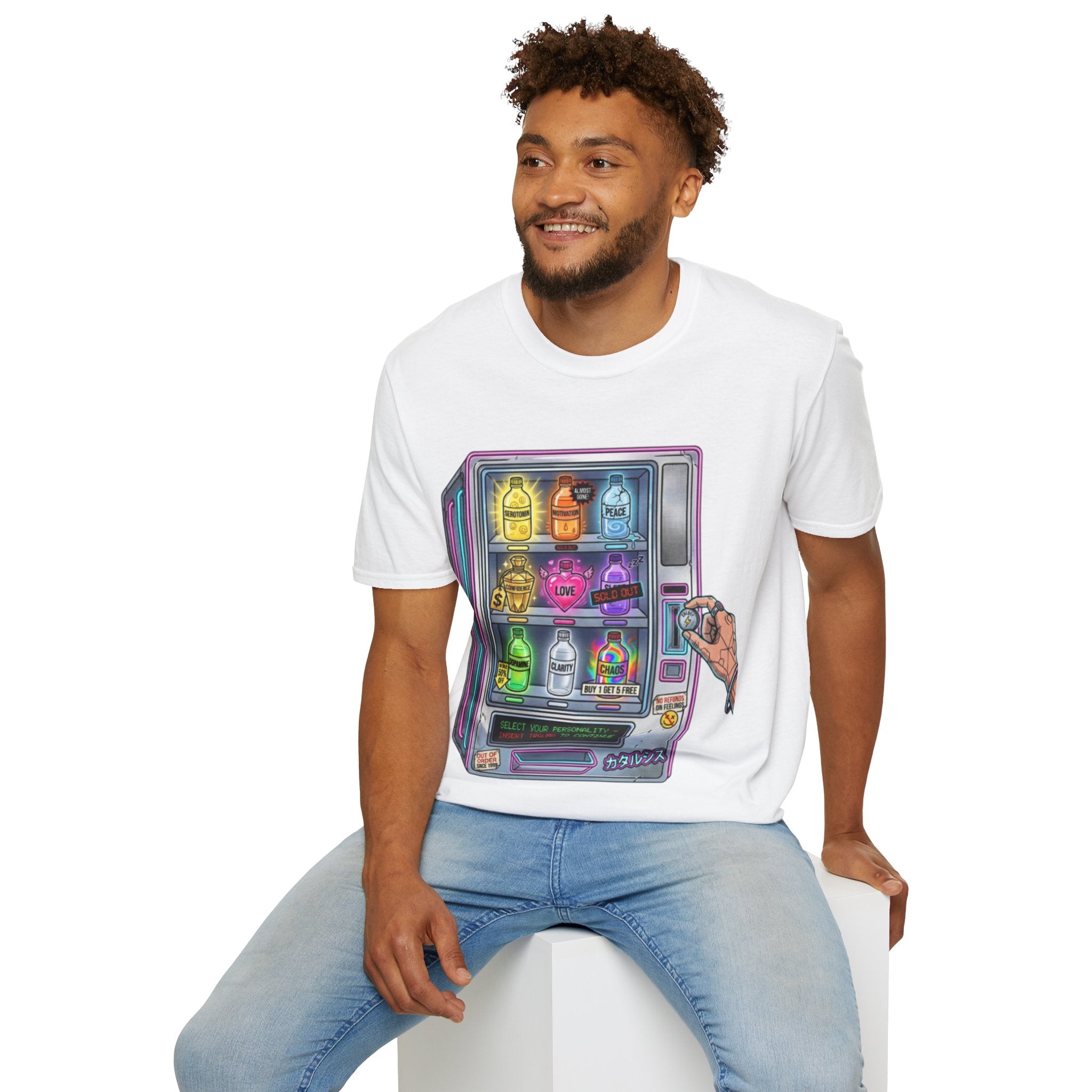 Urban Vending Machine T-Shirt - Trendy Streetwear