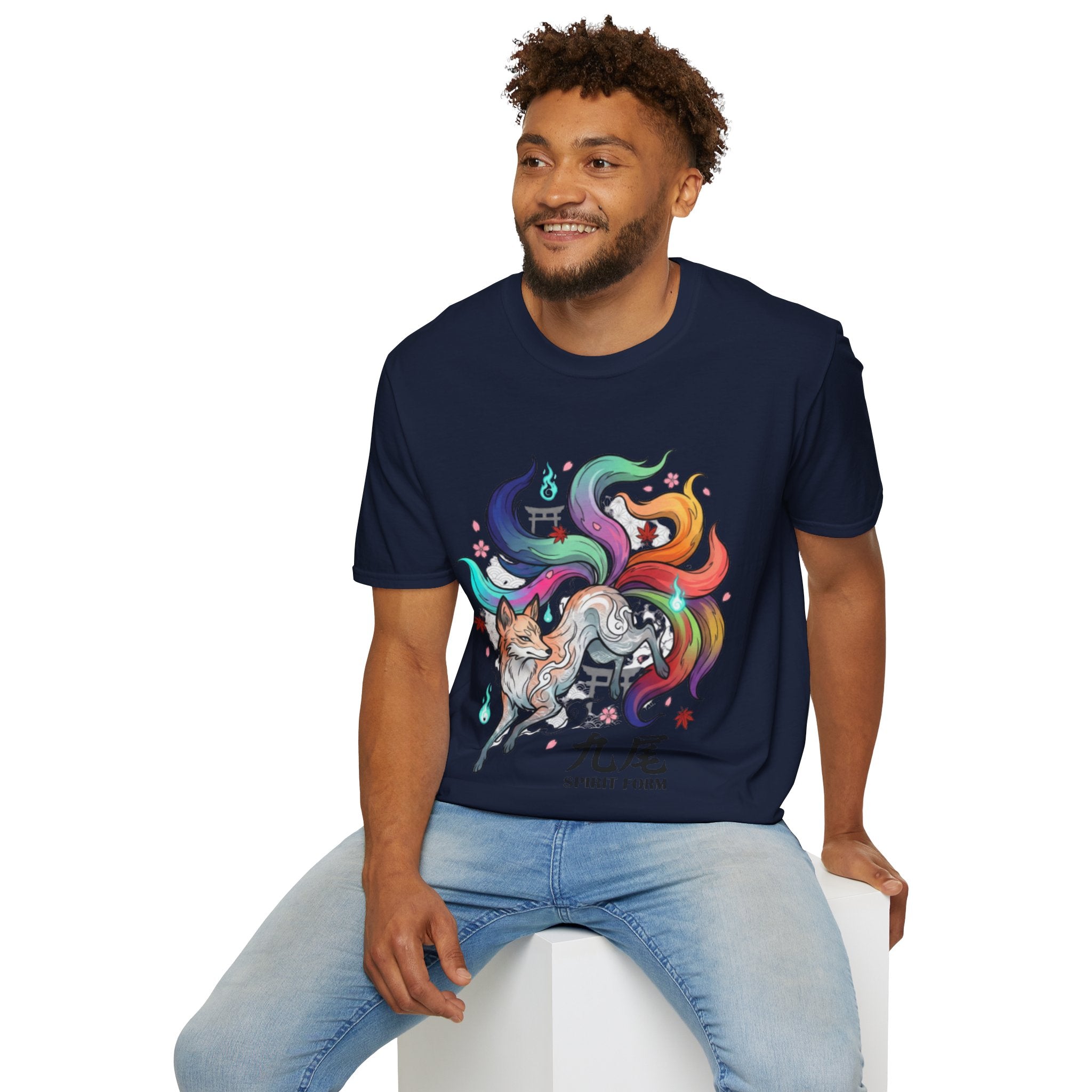 Mystical Nine-Tailed Fox Urban Streetwear Tee