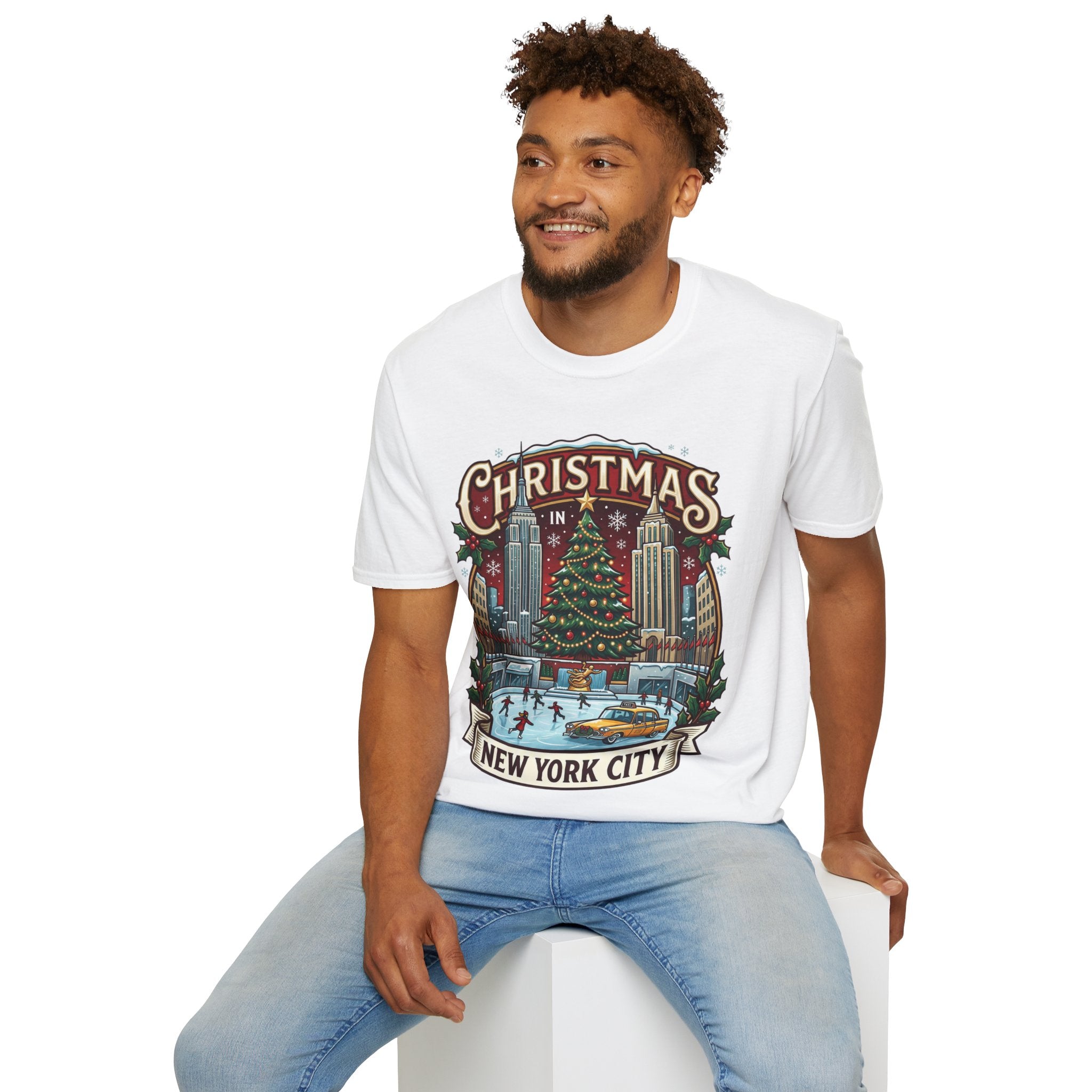 New York Christmas T-Shirt: Festive & Stylish