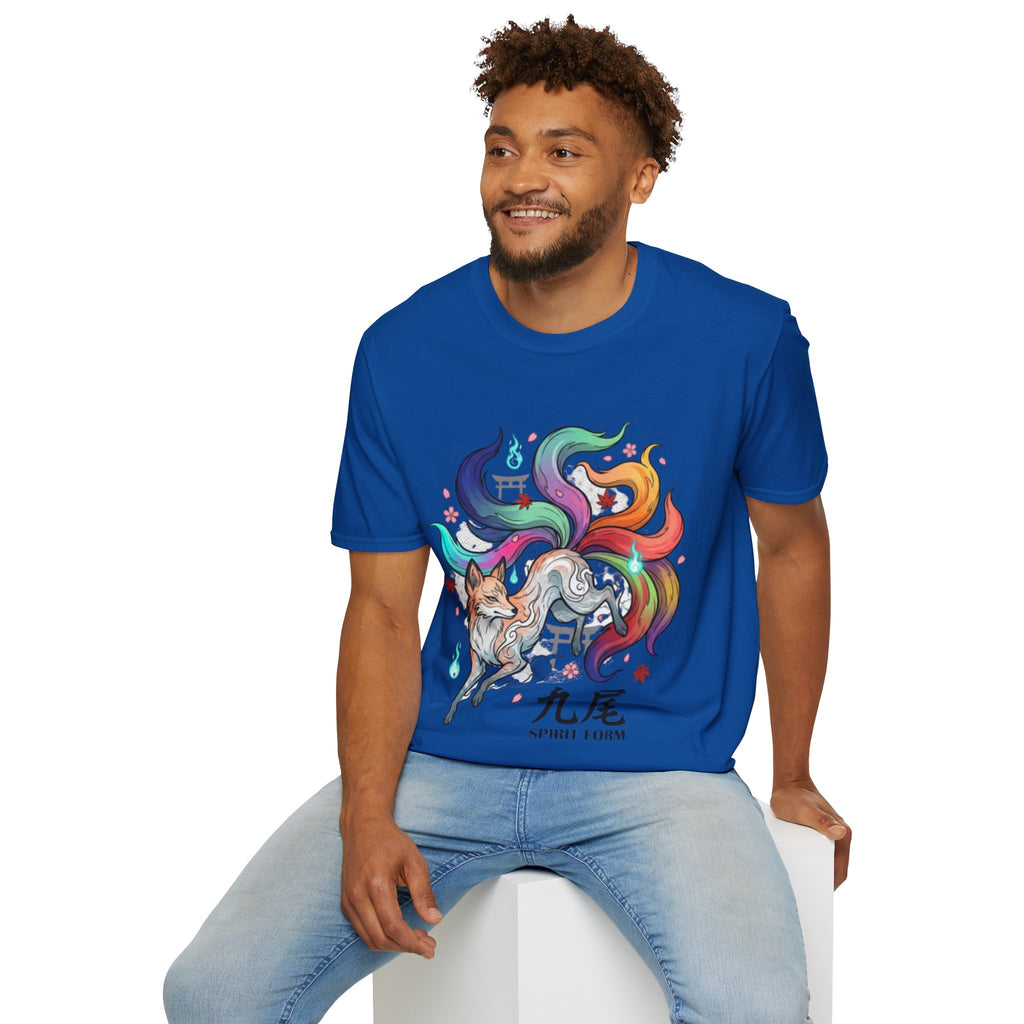 Mystical Nine-Tailed Fox Urban Streetwear Tee