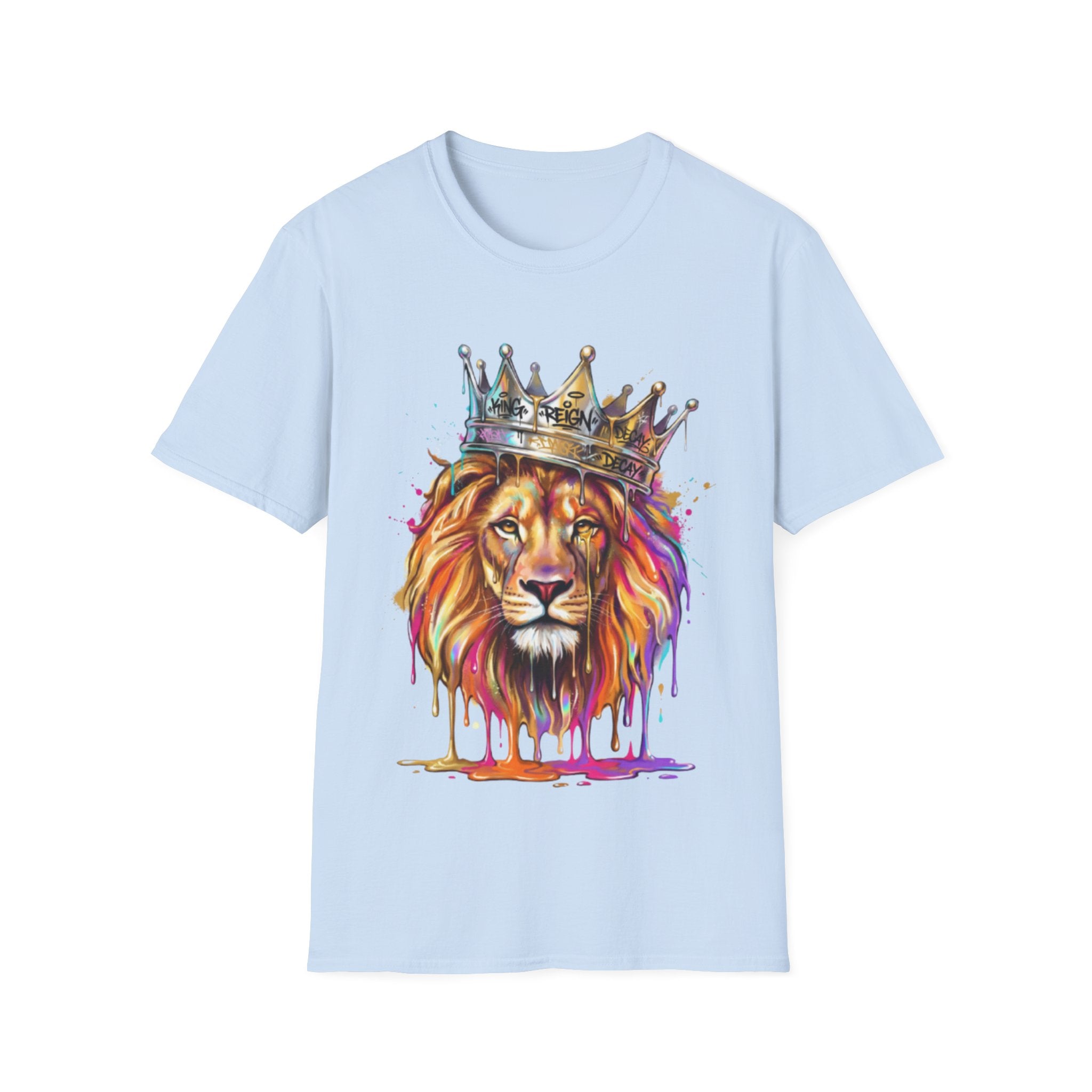 Vibrant Lion Streetwear Tee - Urban Art Vibes
