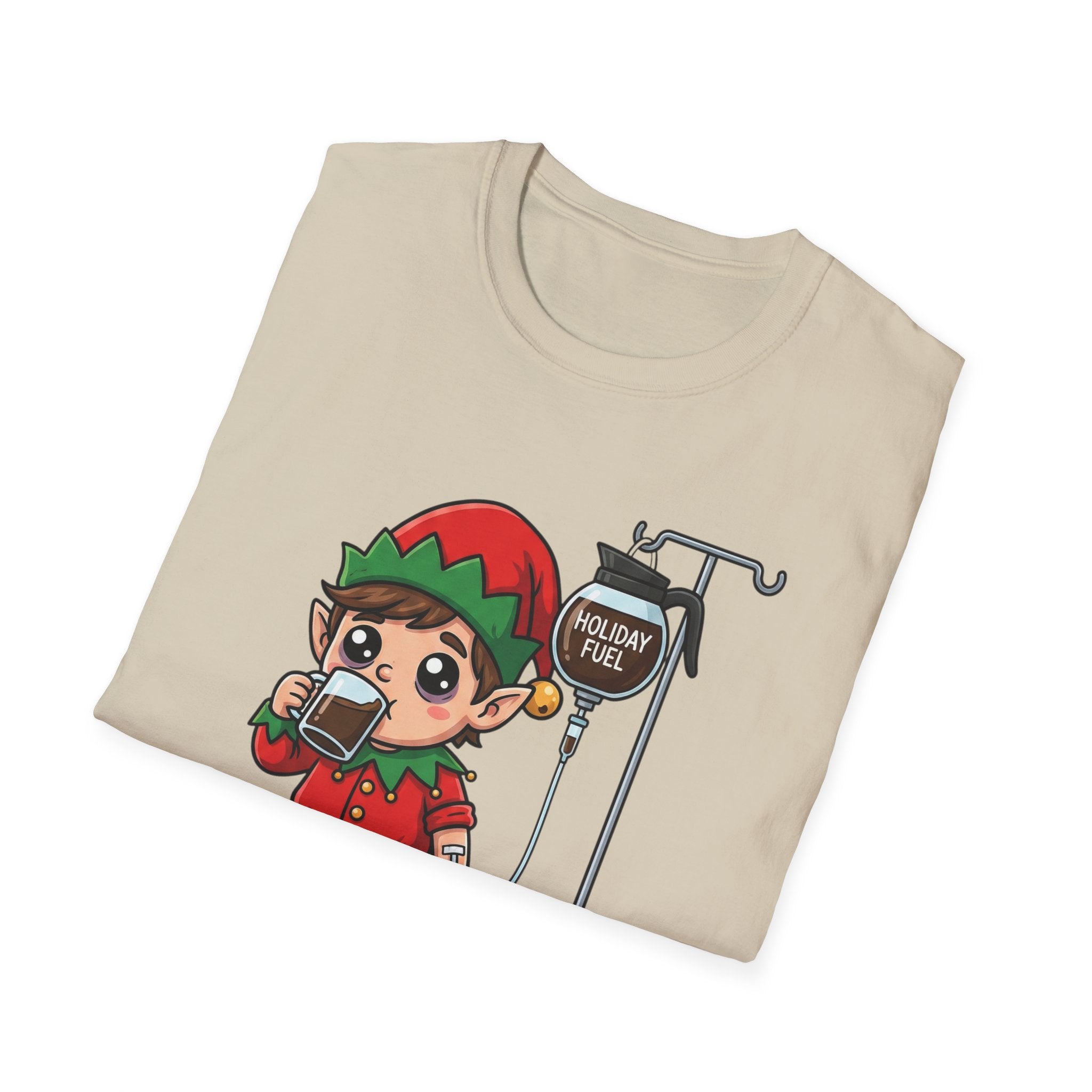 Christmas T-Shirt: Powerd by Holiday Anxiety