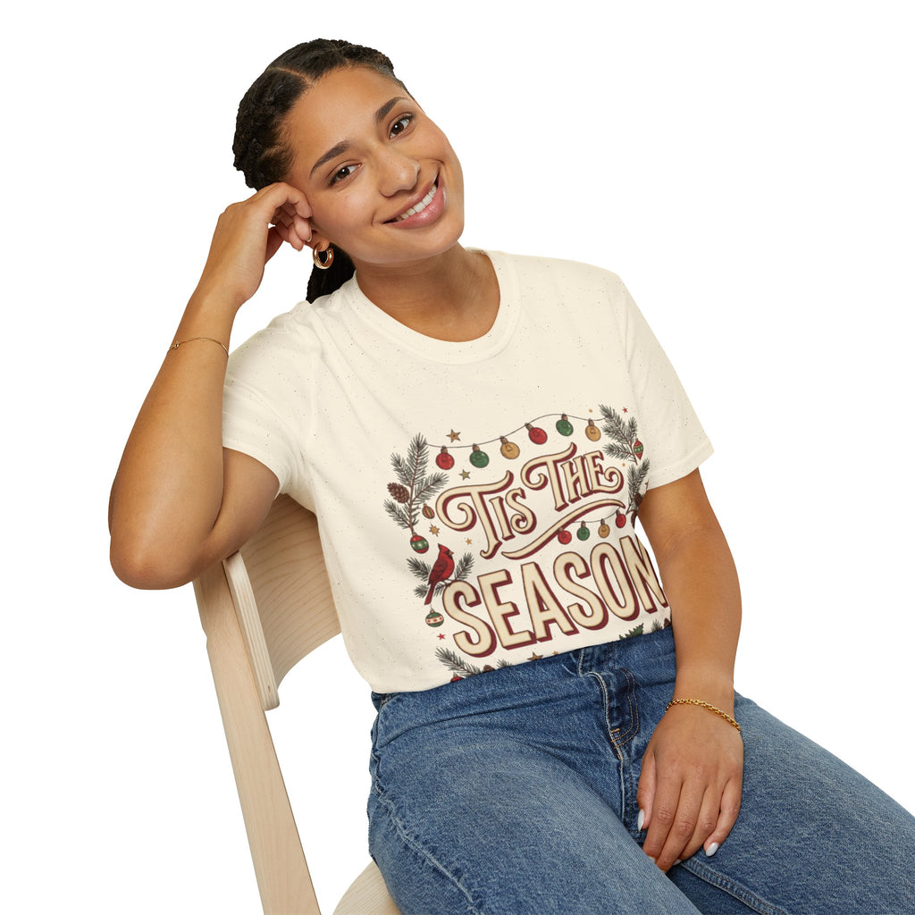 'Tis The Season' Christmas Tee | Cute & Cozy Holiday Graphic Tee