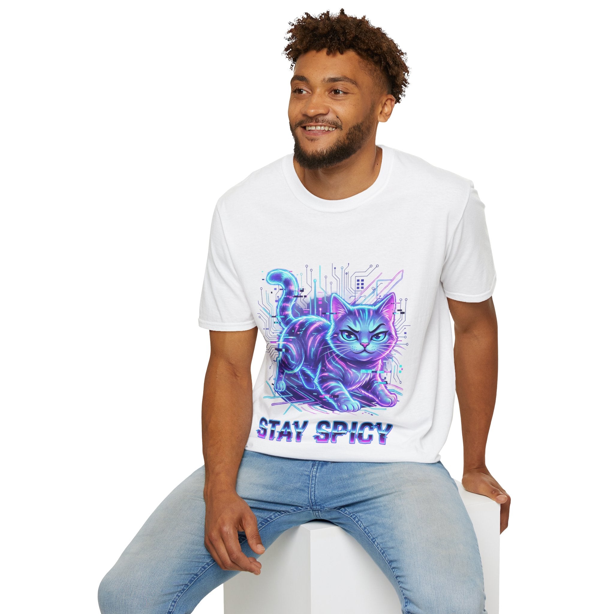 Revolt Drip: Cyber Cat T-shirt