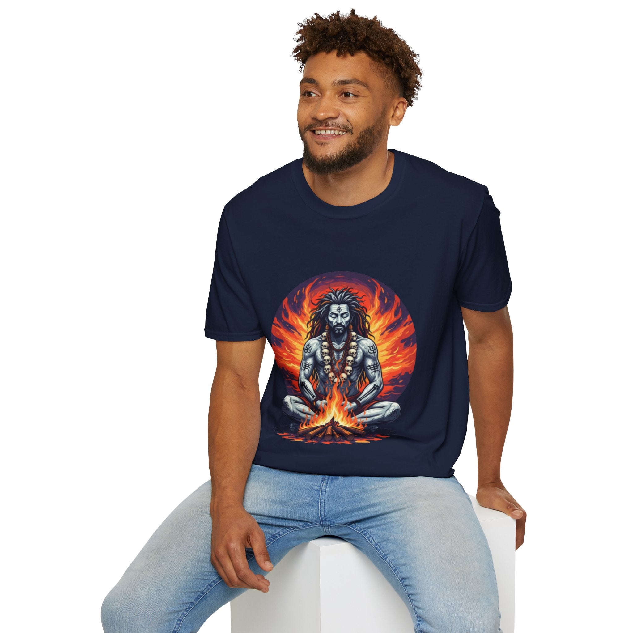 Authentic Aghori India T-Shirt: Bold Cultural Statement
