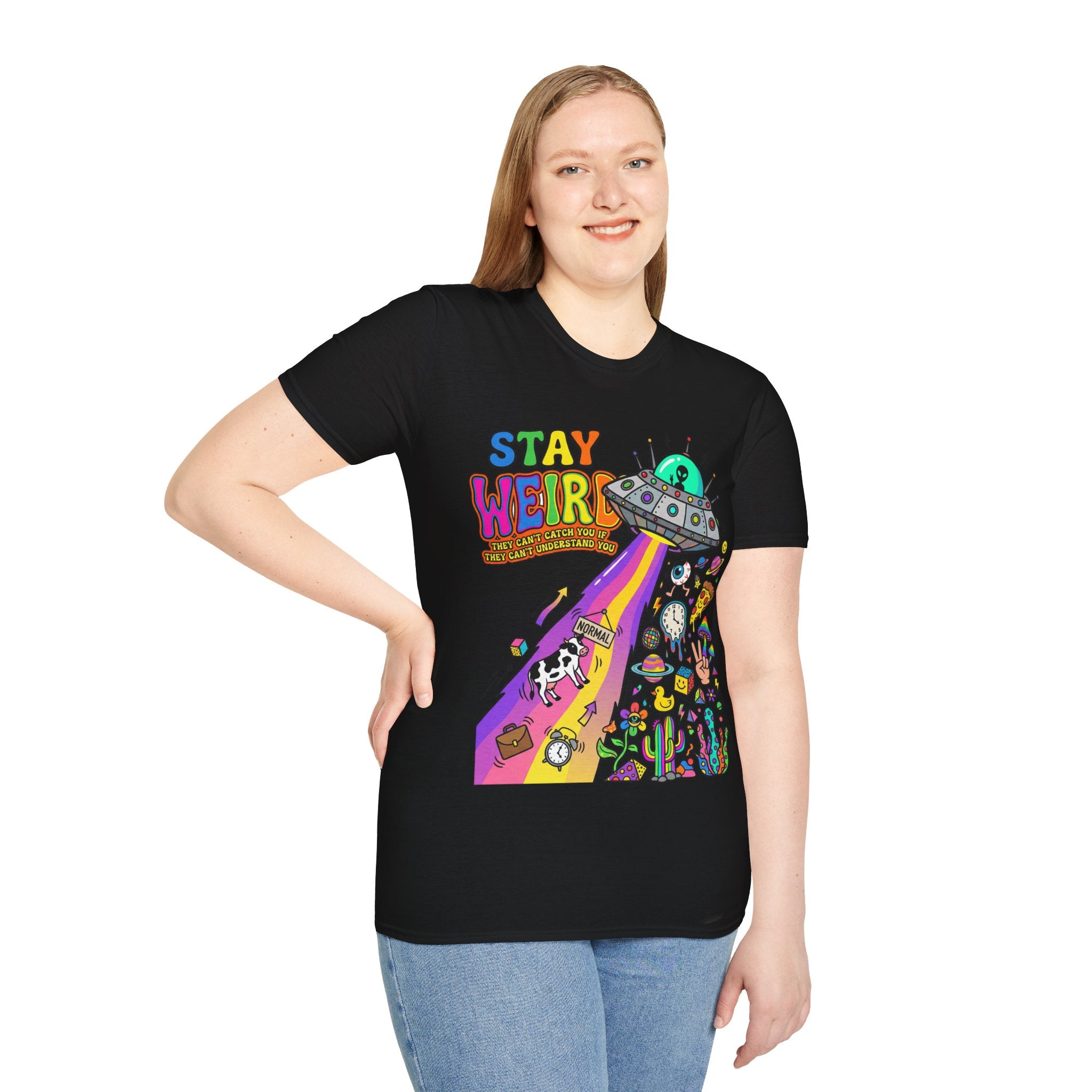 Stay Weird Tee - Trendy Urban Streetwear