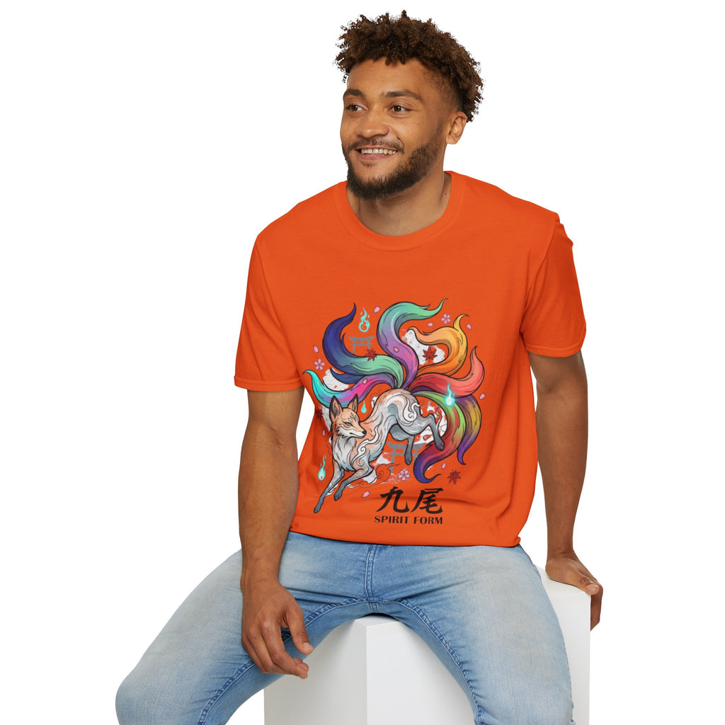 Mystical Nine-Tailed Fox Urban Streetwear Tee