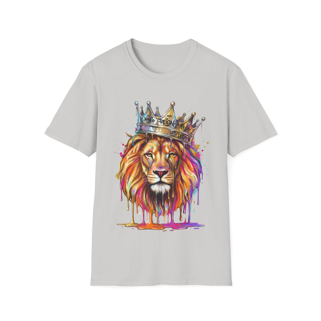 Vibrant Lion Streetwear Tee - Urban Art Vibes