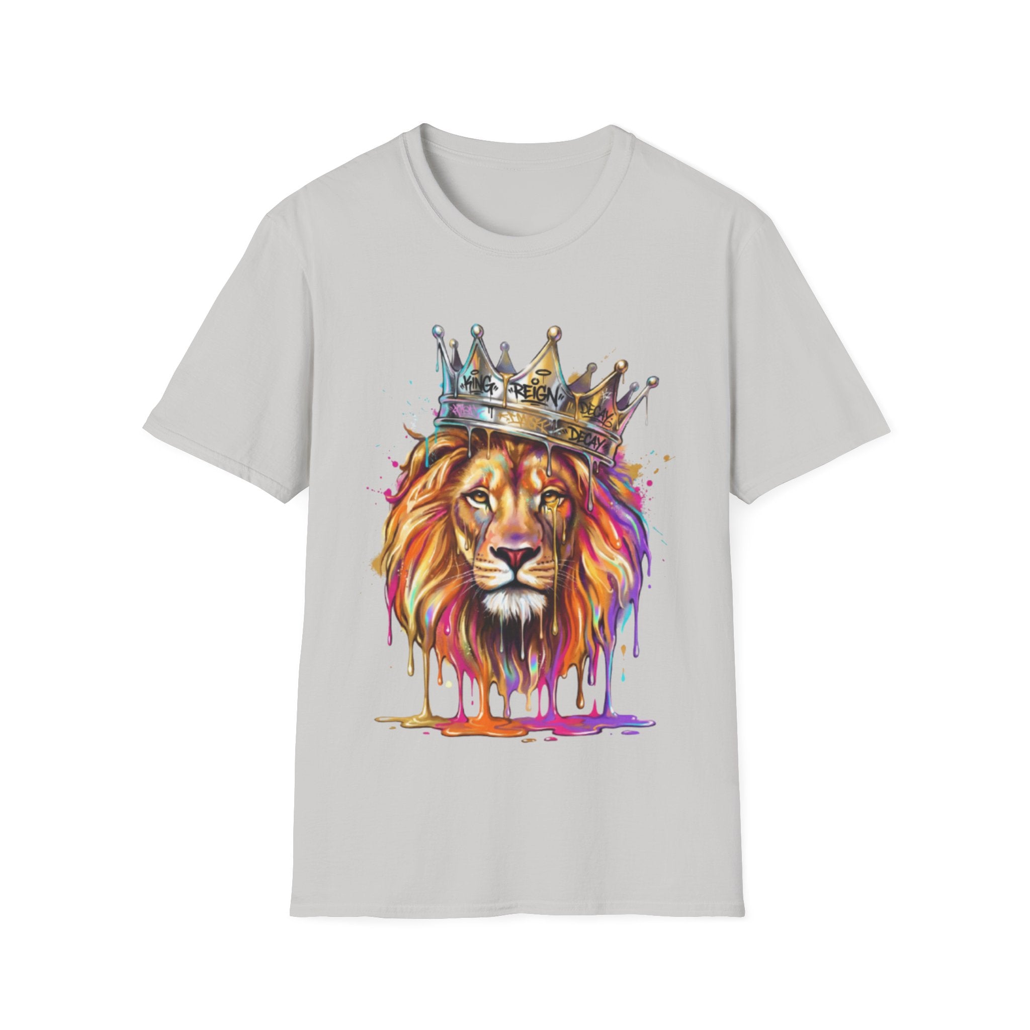 Vibrant Lion Streetwear Tee - Urban Art Vibes