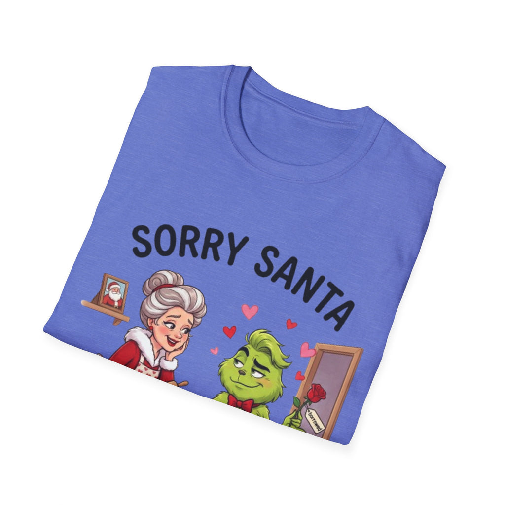 Grinch Rizz T-shirt | Funny Mrs. Claus Christmas Tee