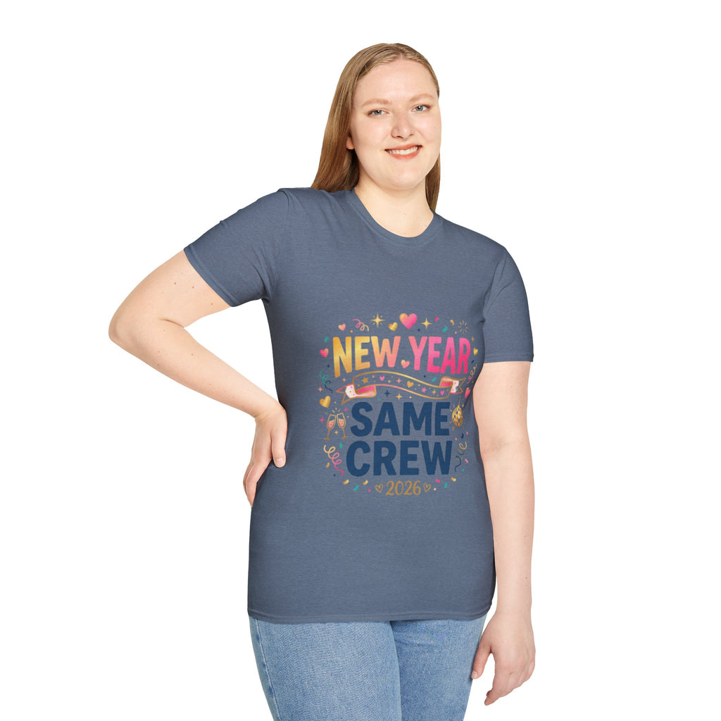 Trendy New Year Same Crew 2026 Streetwear Tee