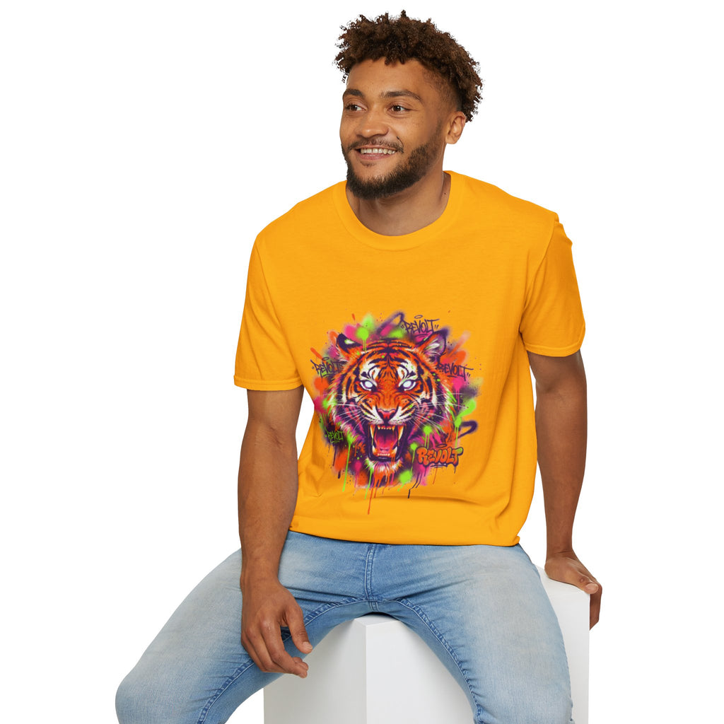 Trendy Urban Tiger Tee - Bold Streetwear Vibes