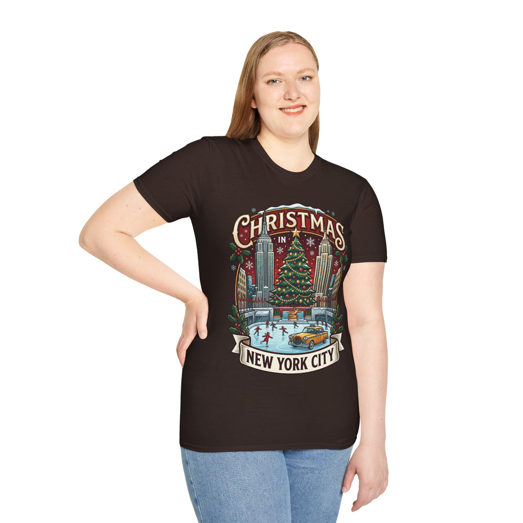 New York Christmas T-Shirt: Festive & Stylish