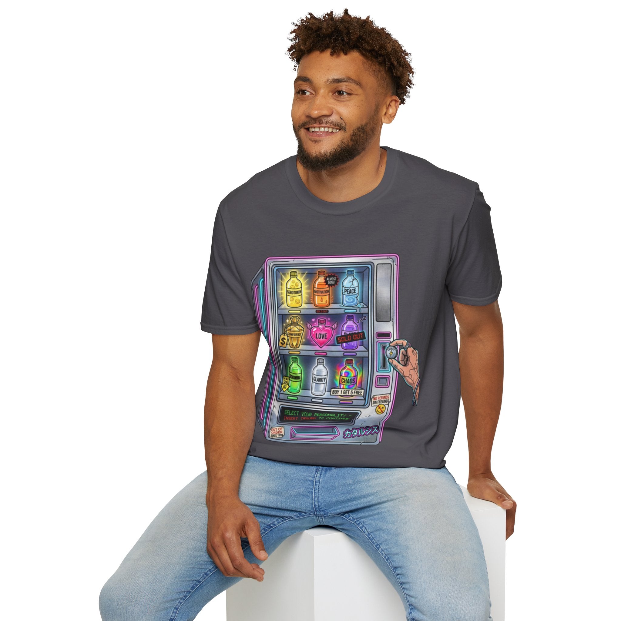 Urban Vending Machine T-Shirt - Trendy Streetwear