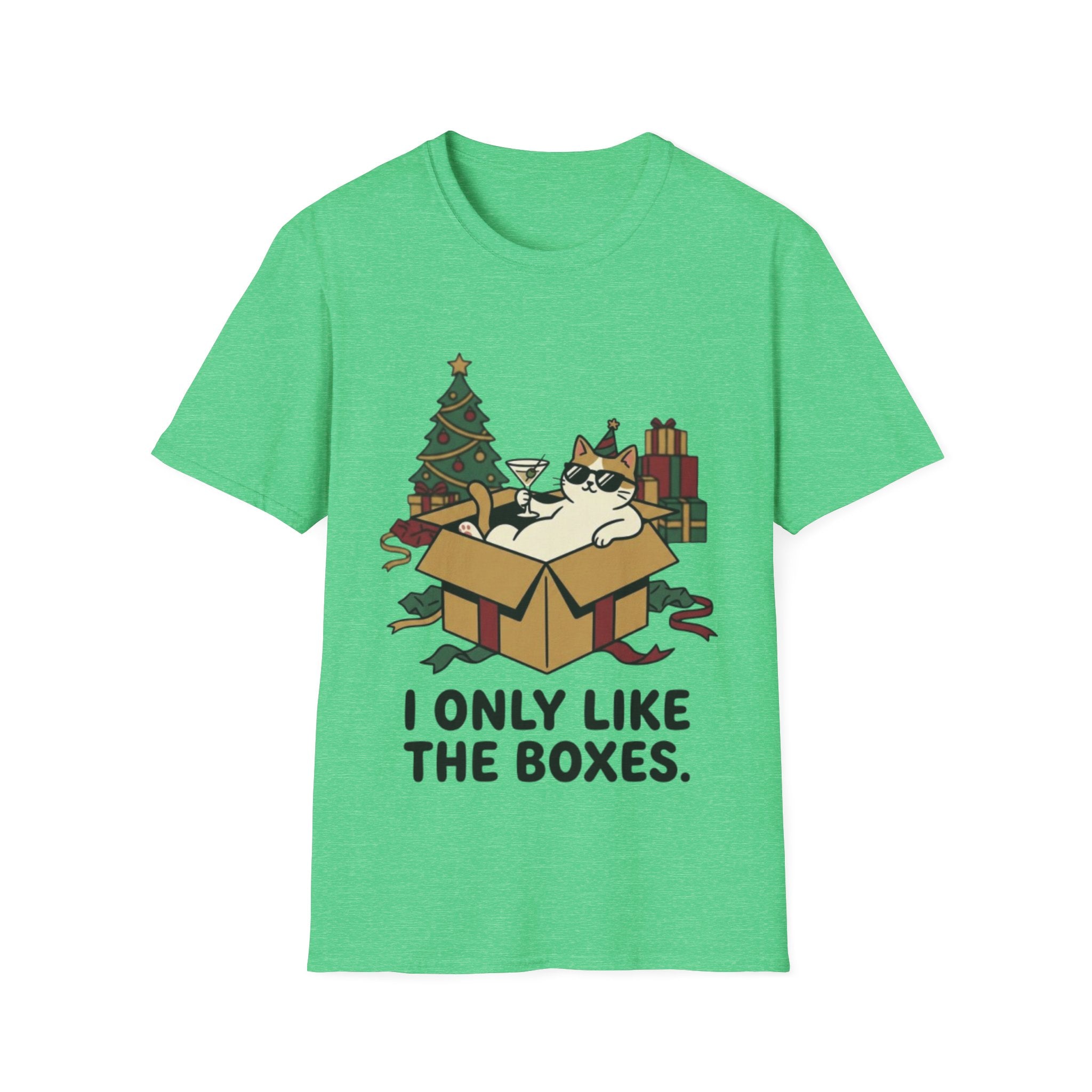 Cat Holiday Spirit Tee | Funny & Cool Christmas T-shirt