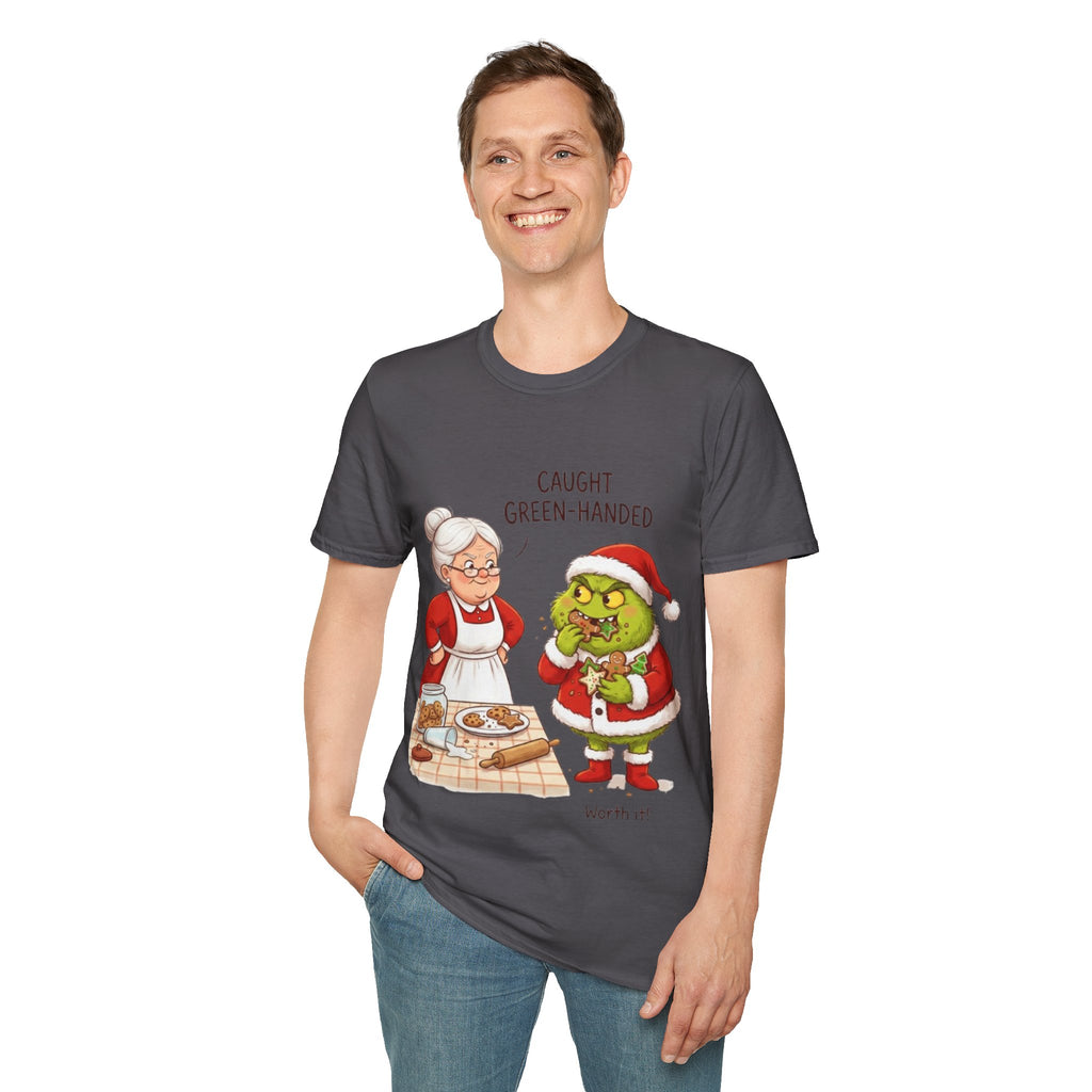 Grinch Cookie Thief T-shirt | Funny Holiday Baking Tee