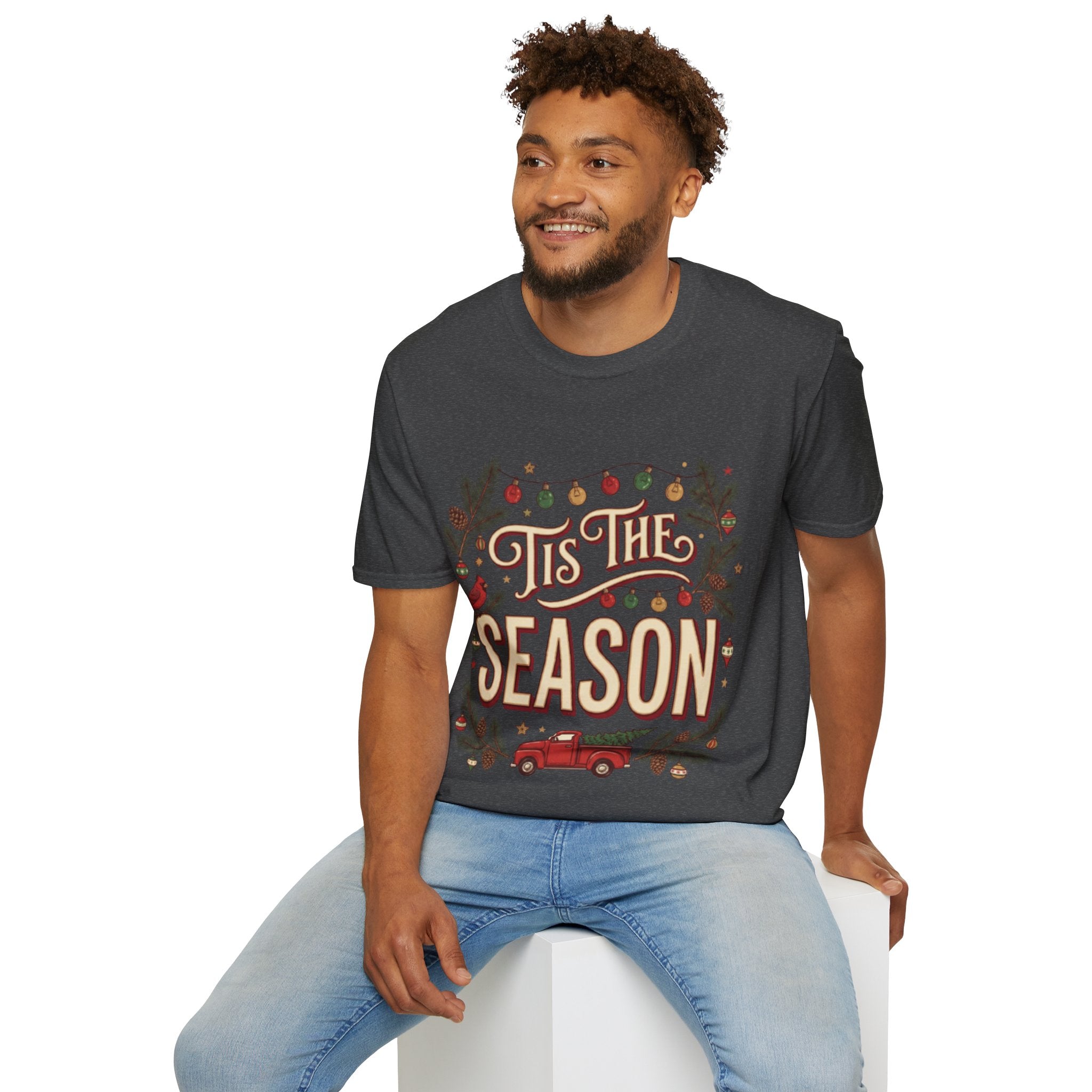 'Tis The Season' Christmas Tee | Cute & Cozy Holiday Graphic Tee