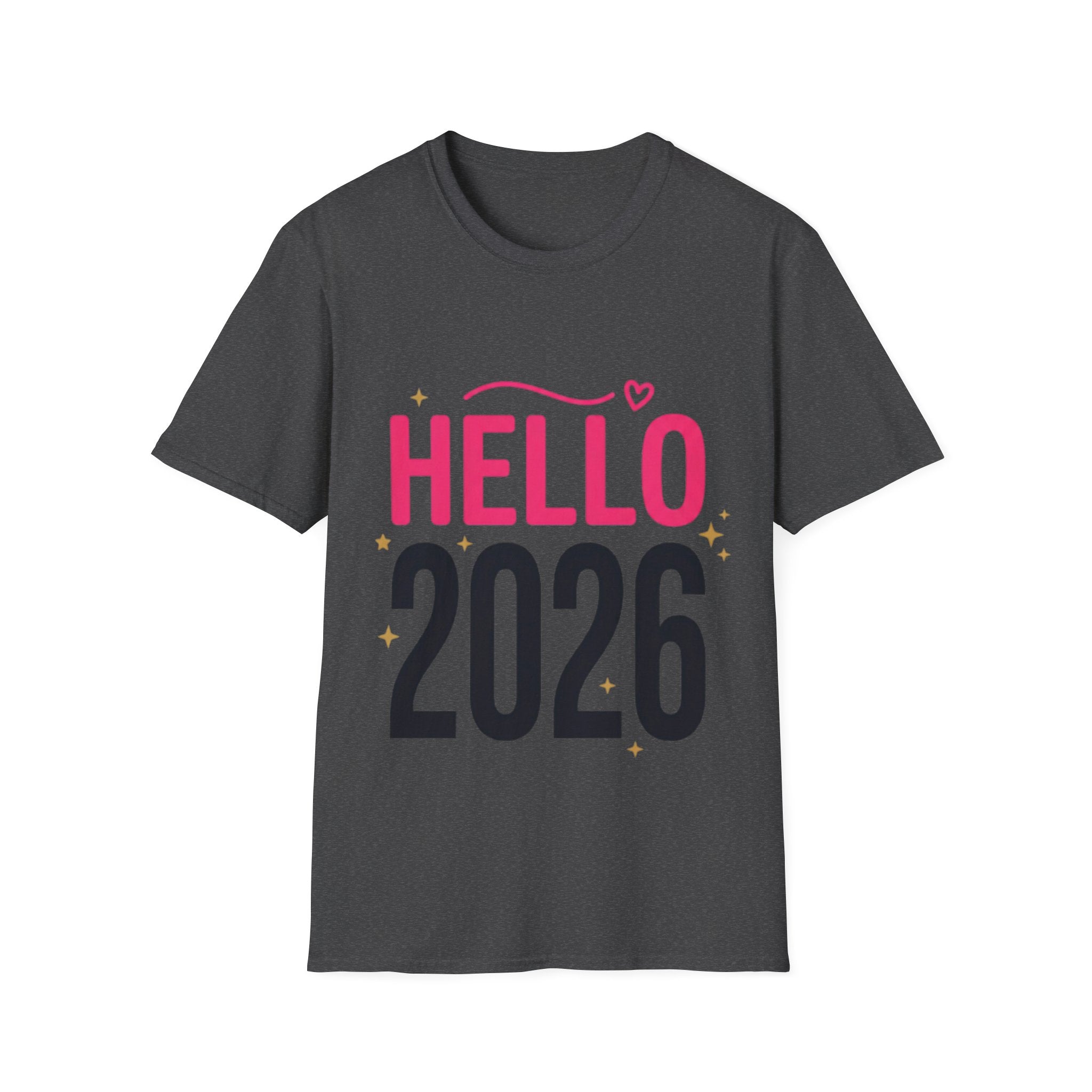 Hello 2026 Trendy Unisex Streetwear T-Shirt