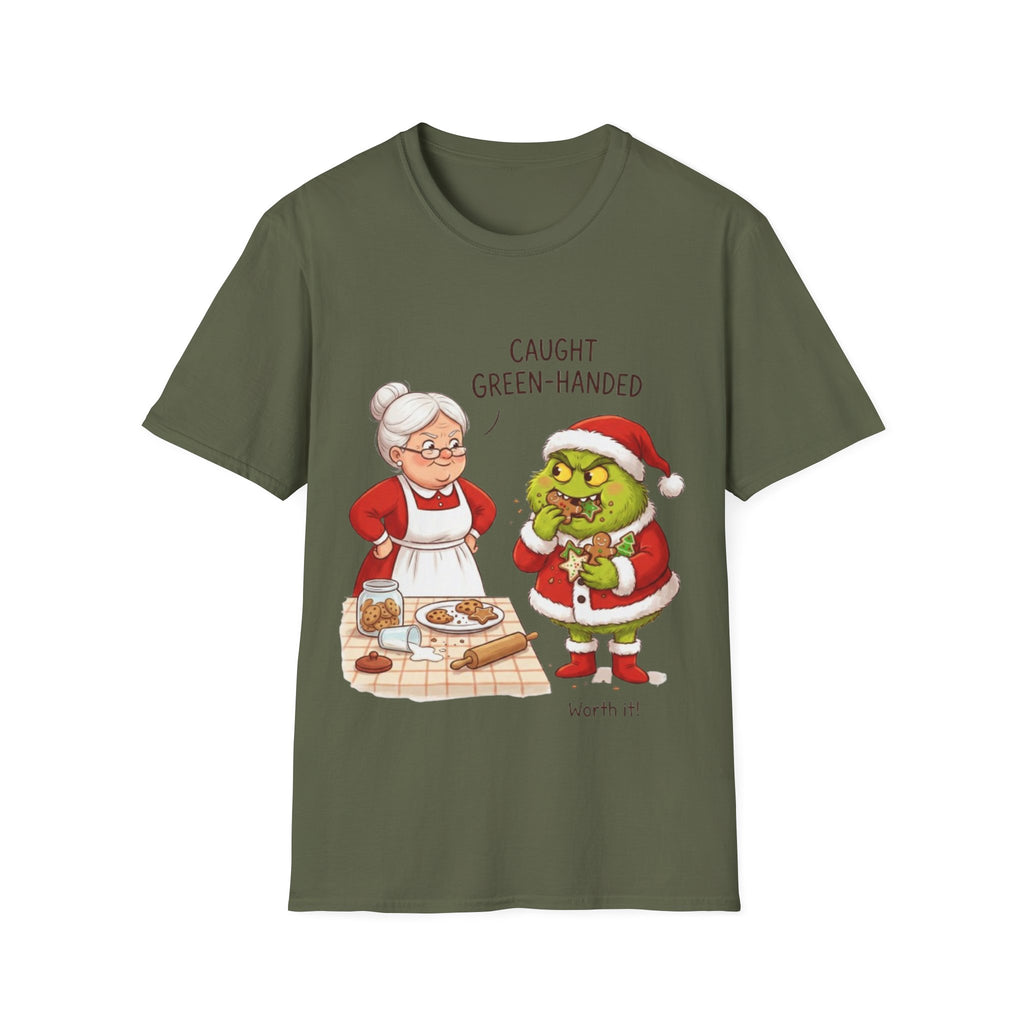 Grinch Cookie Thief T-shirt | Funny Holiday Baking Tee