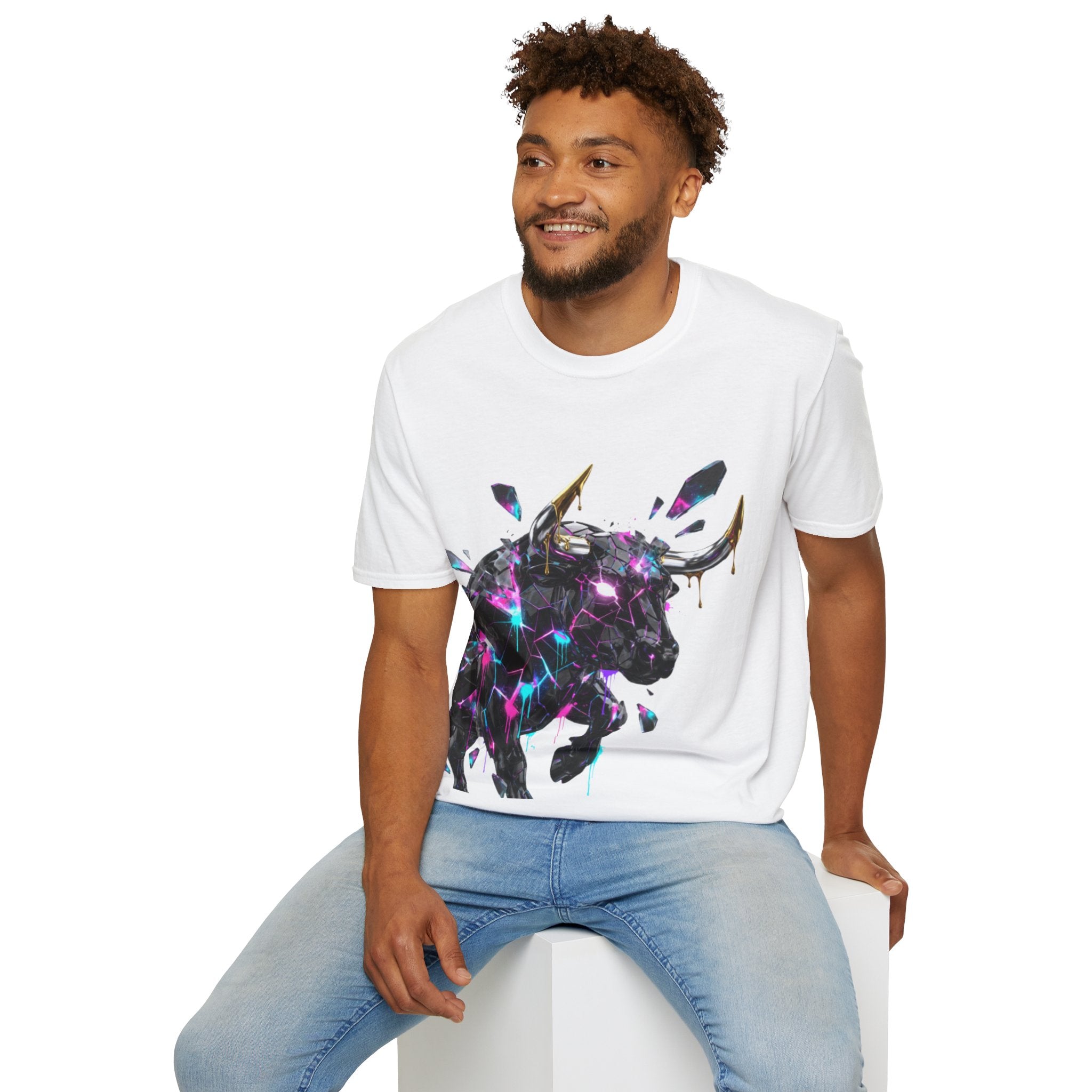 Neon Bull Unisex Tee - Trendy Urban Streetwear