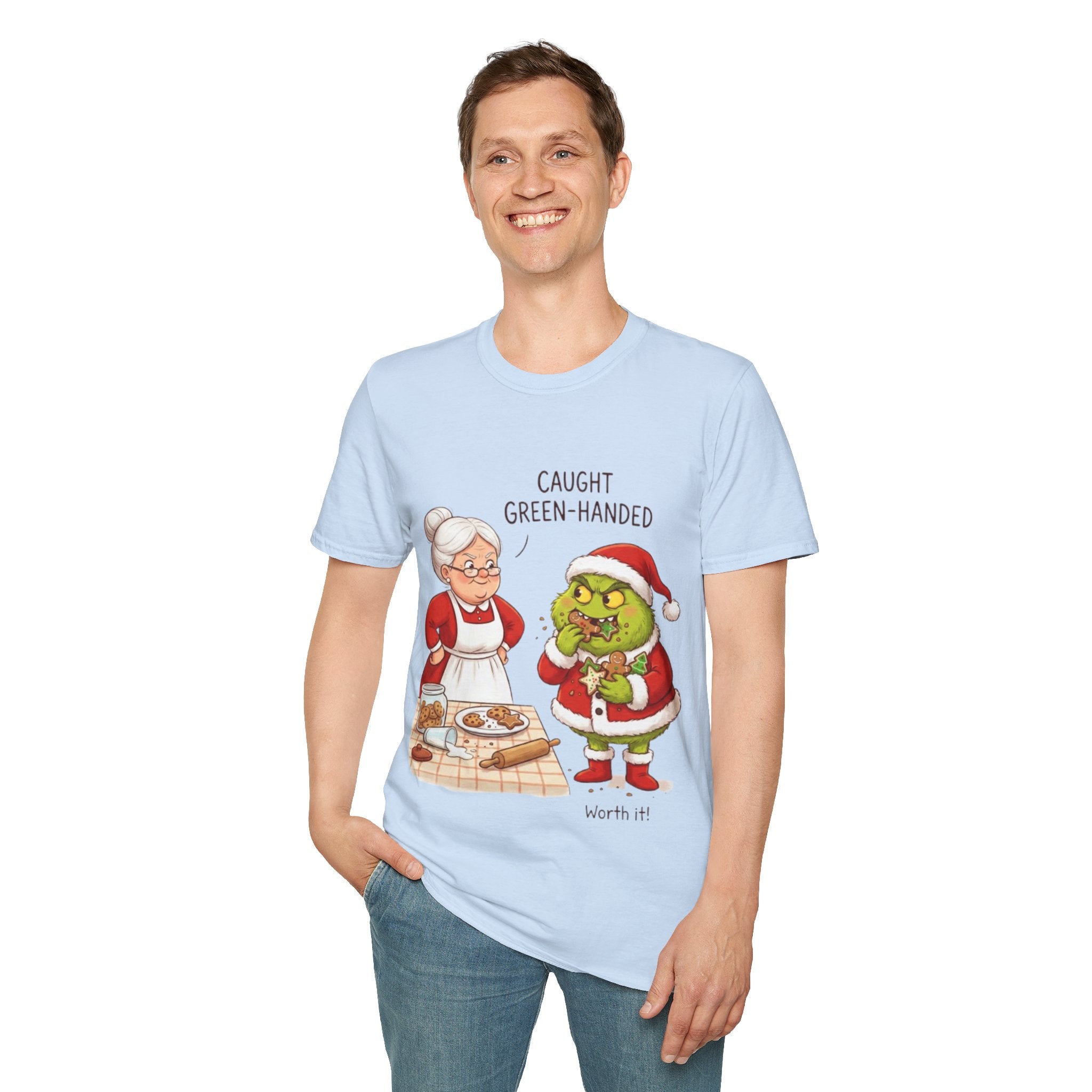 Grinch Cookie Thief T-shirt | Funny Holiday Baking Tee