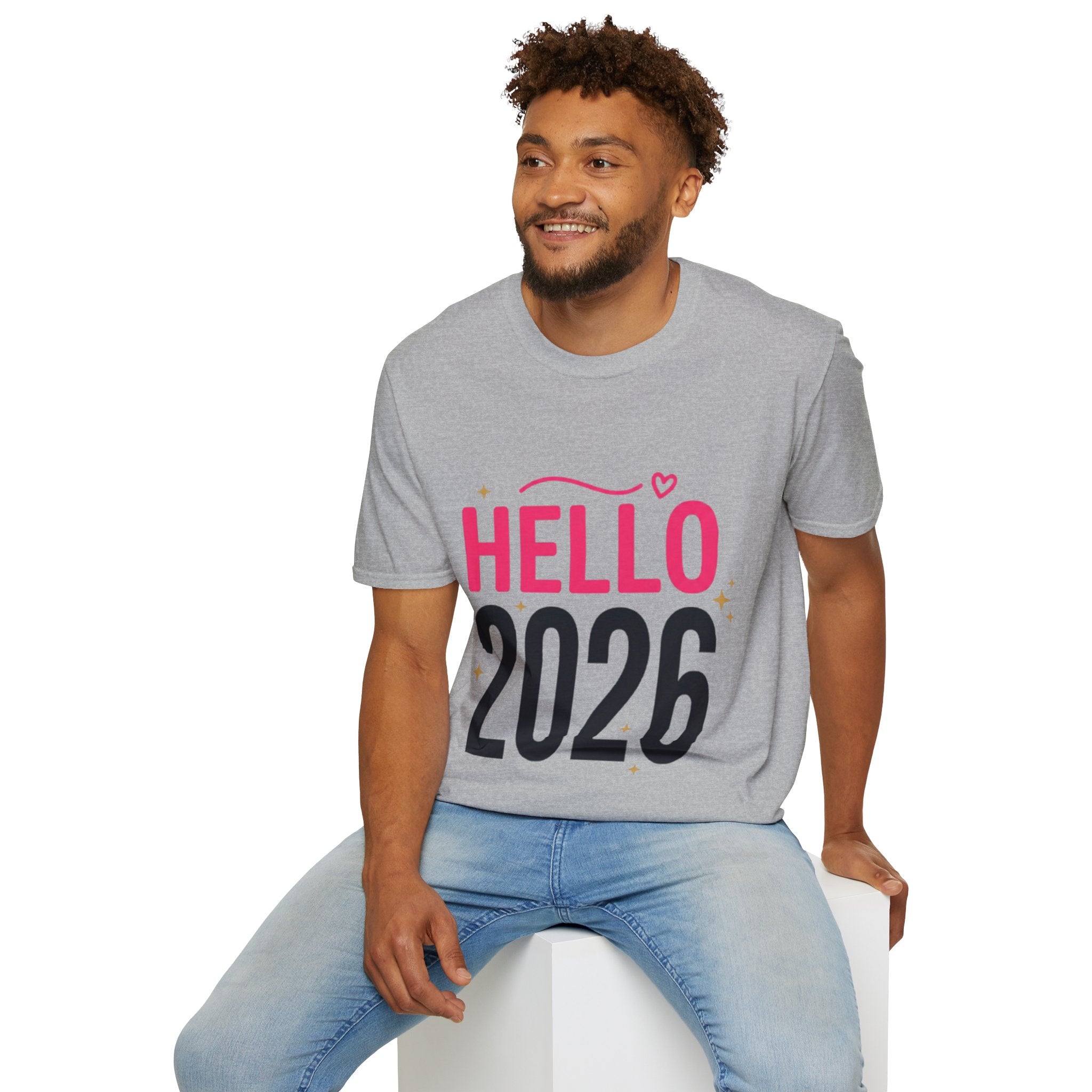 Hello 2026 New Year T-Shirt | Festive NYE Graphic Tee