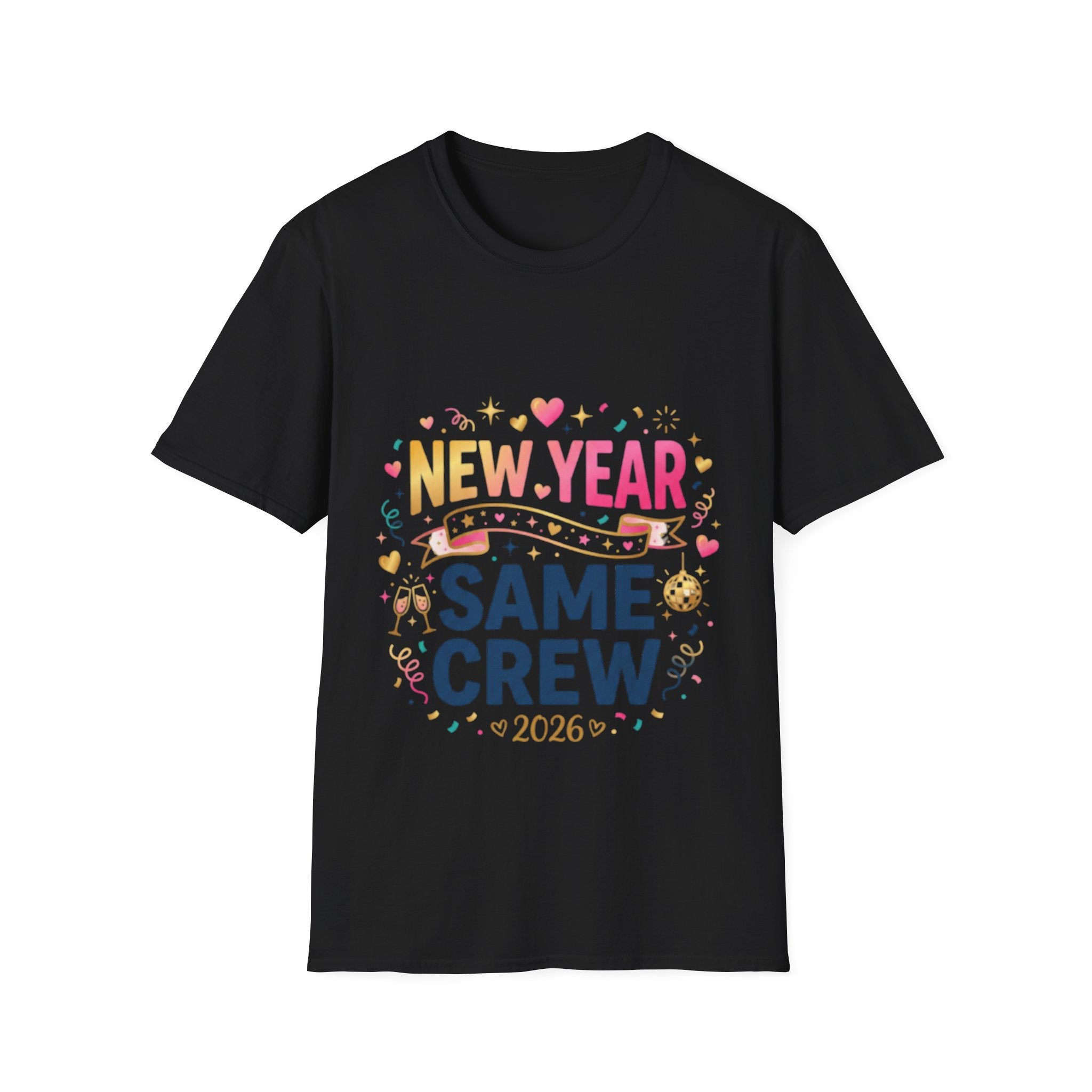 Trendy New Year Same Crew 2026 Streetwear Tee