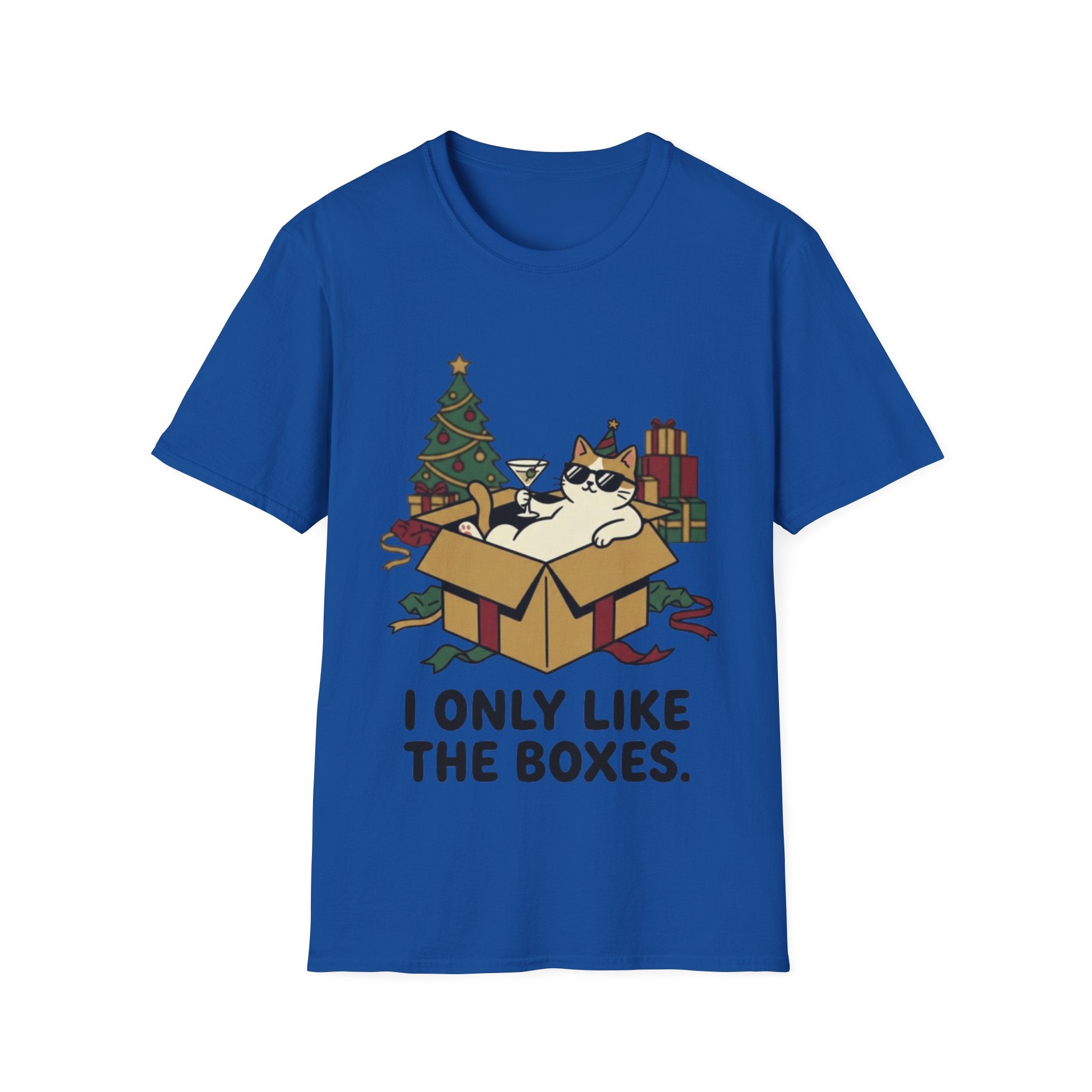 Cat Holiday Spirit Tee | Funny & Cool Christmas T-shirt