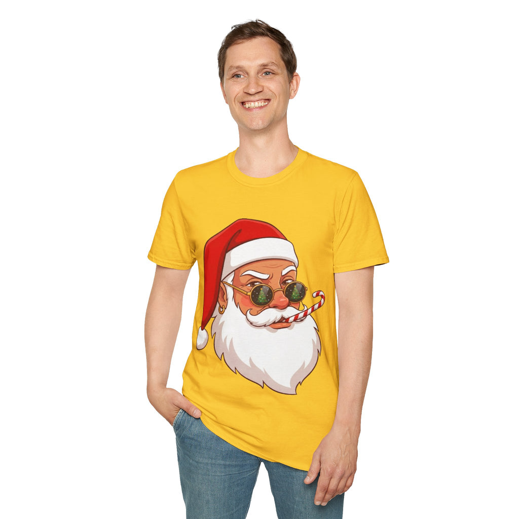Stylish Santa Christmas Tee | Funny & Cool Holiday T-shirt