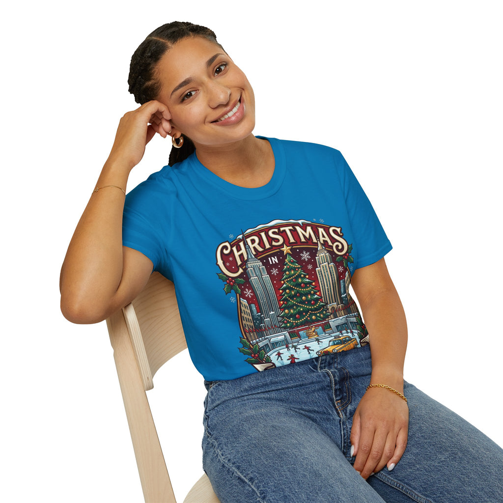 New York Christmas T-Shirt: Festive & Stylish